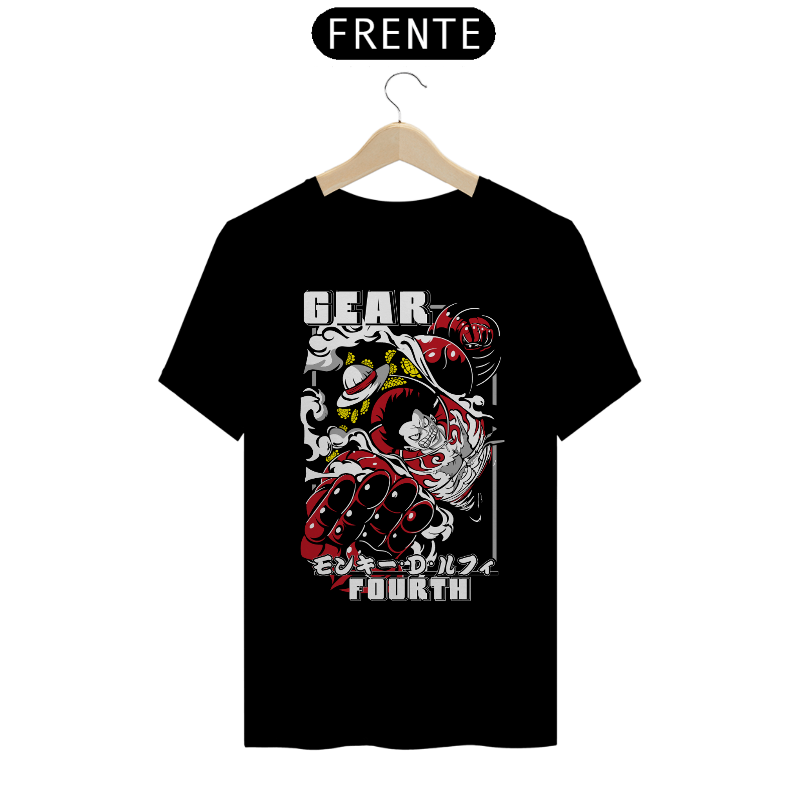Camiseta Luffy Gear 4 Bounce Man One Piece