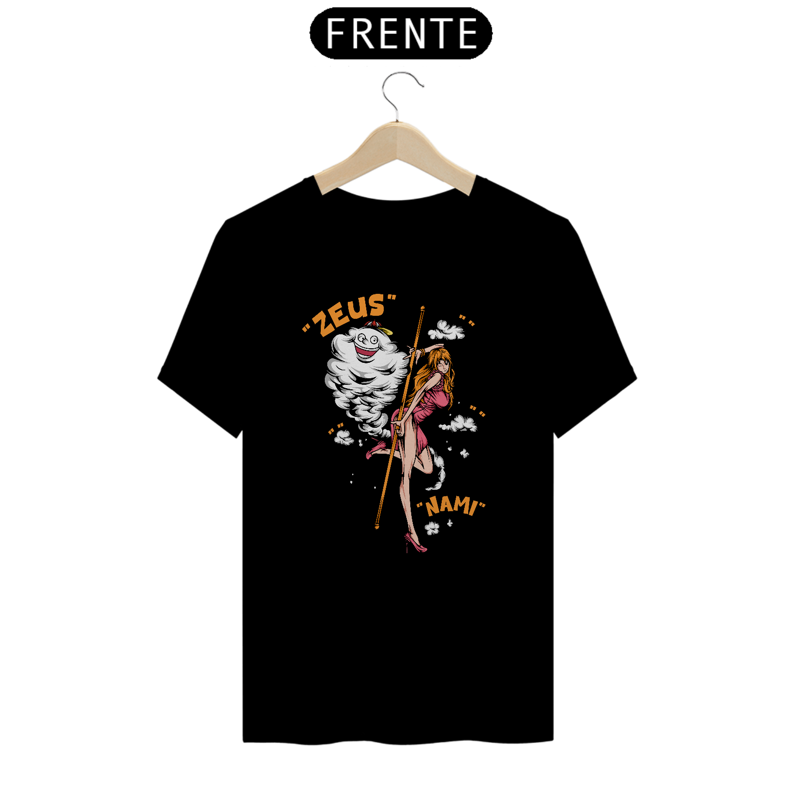 Camiseta Nami e Zeus One Piece