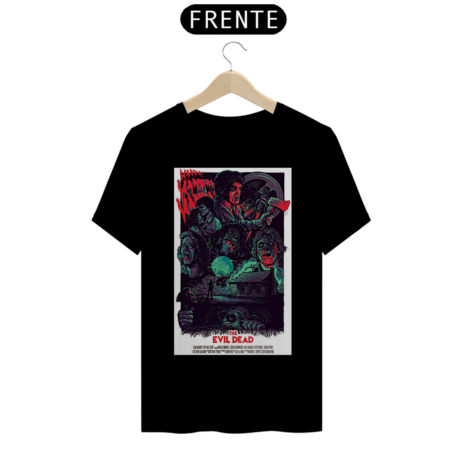 Camiseta Kanda Kanda Kanda The Evil Dead 