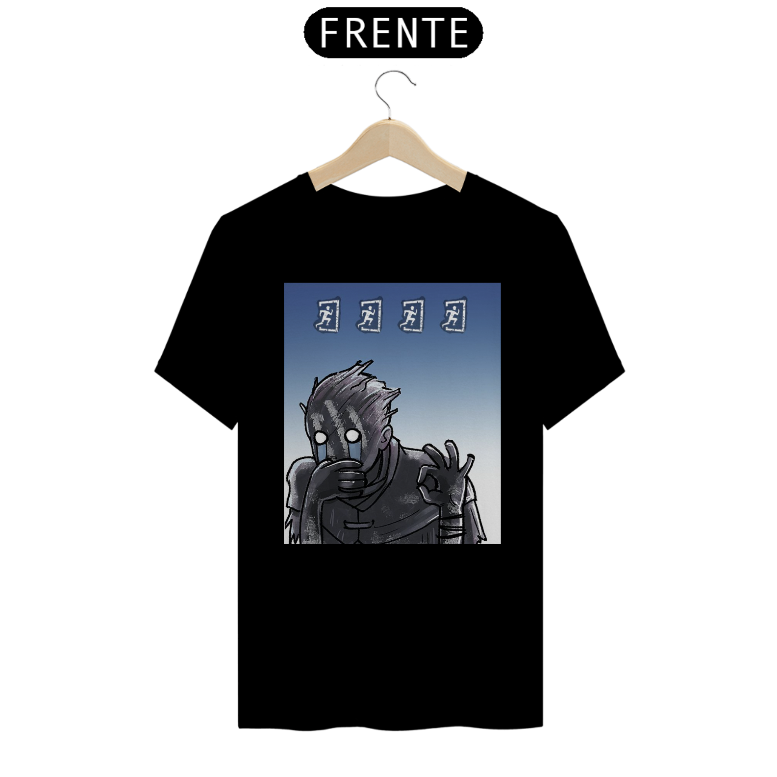 Camiseta Wraith Main Chorando Dead By Daylight 