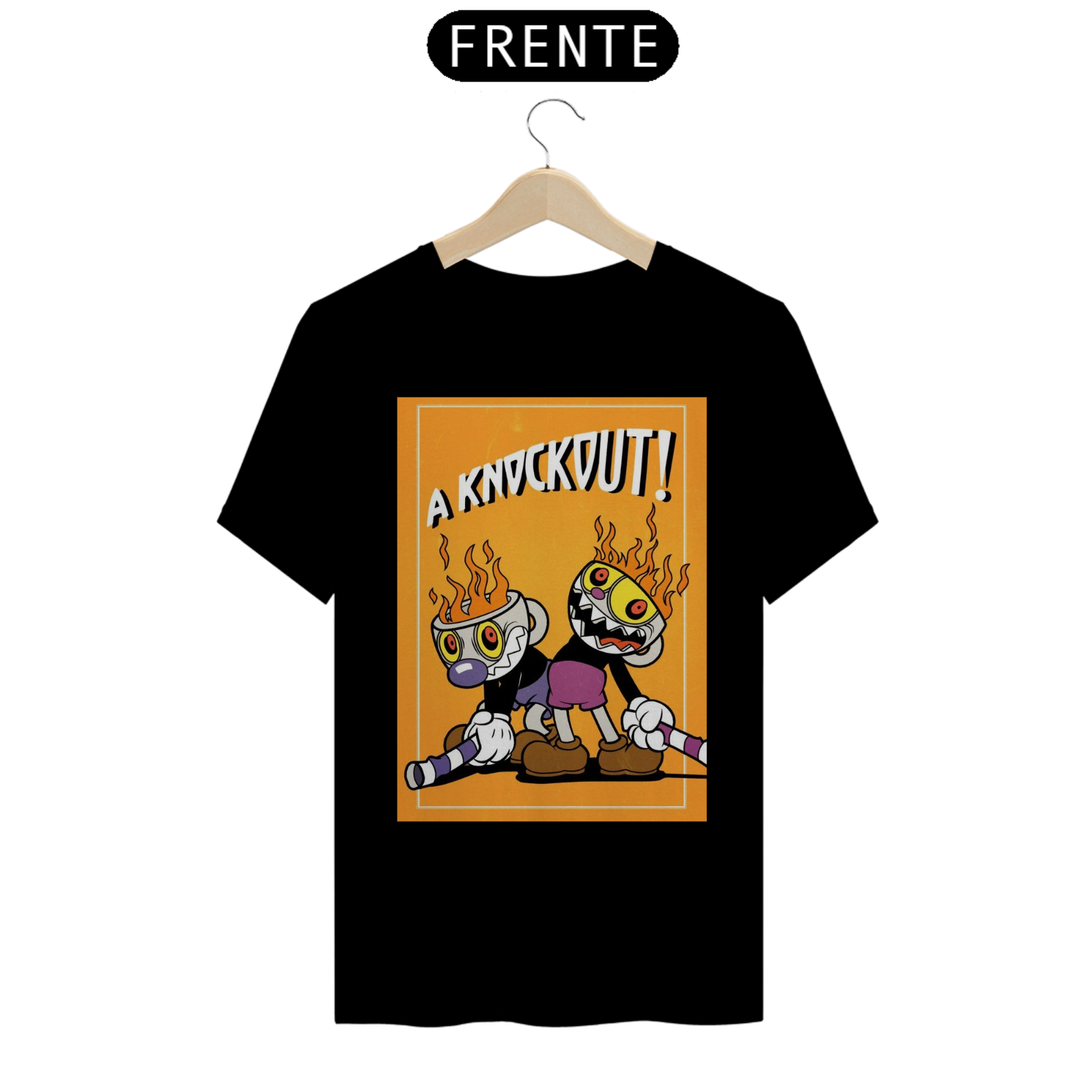 Camiseta Cuphead A Knockout!