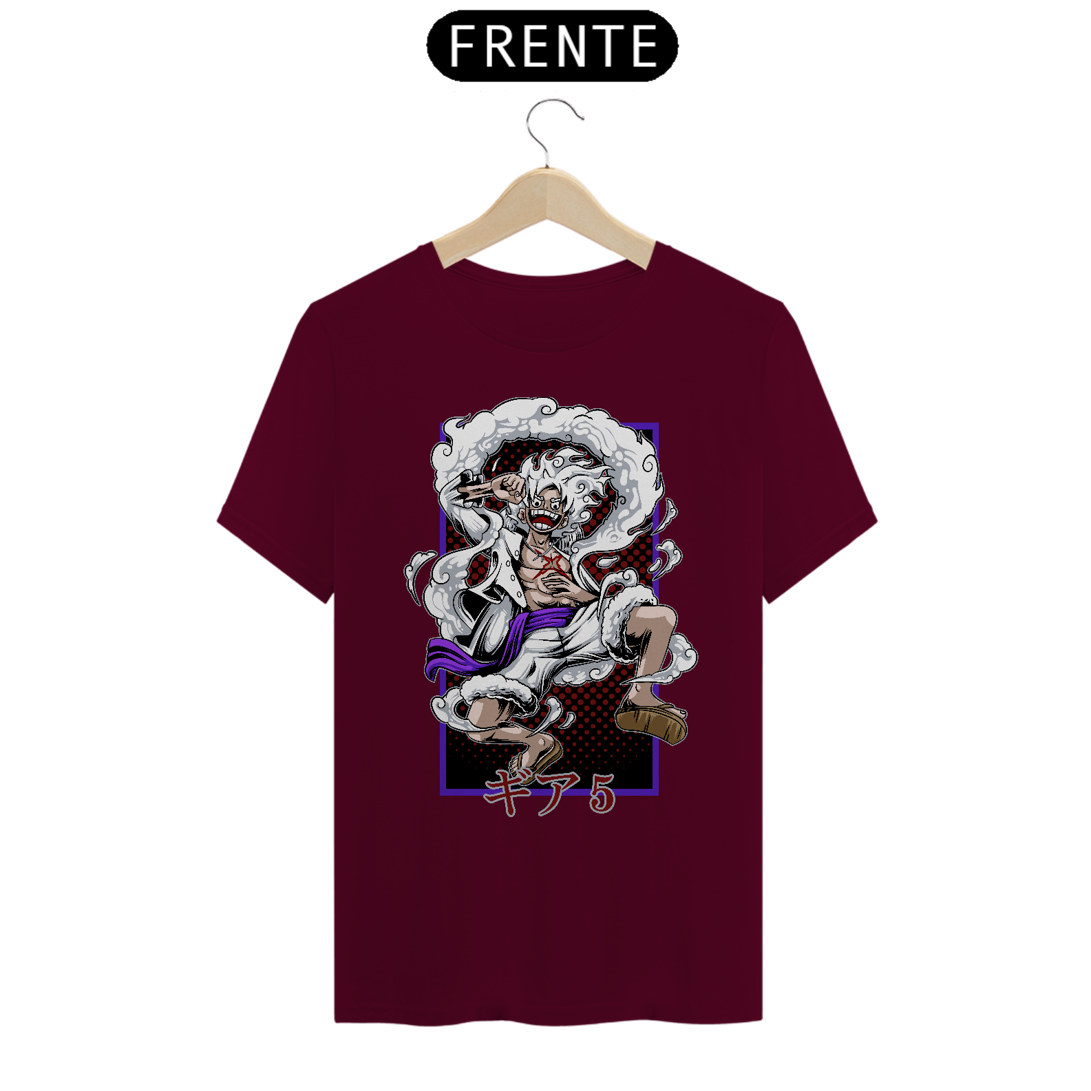 Camiseta Nika Luffy Gear 5 One Piece