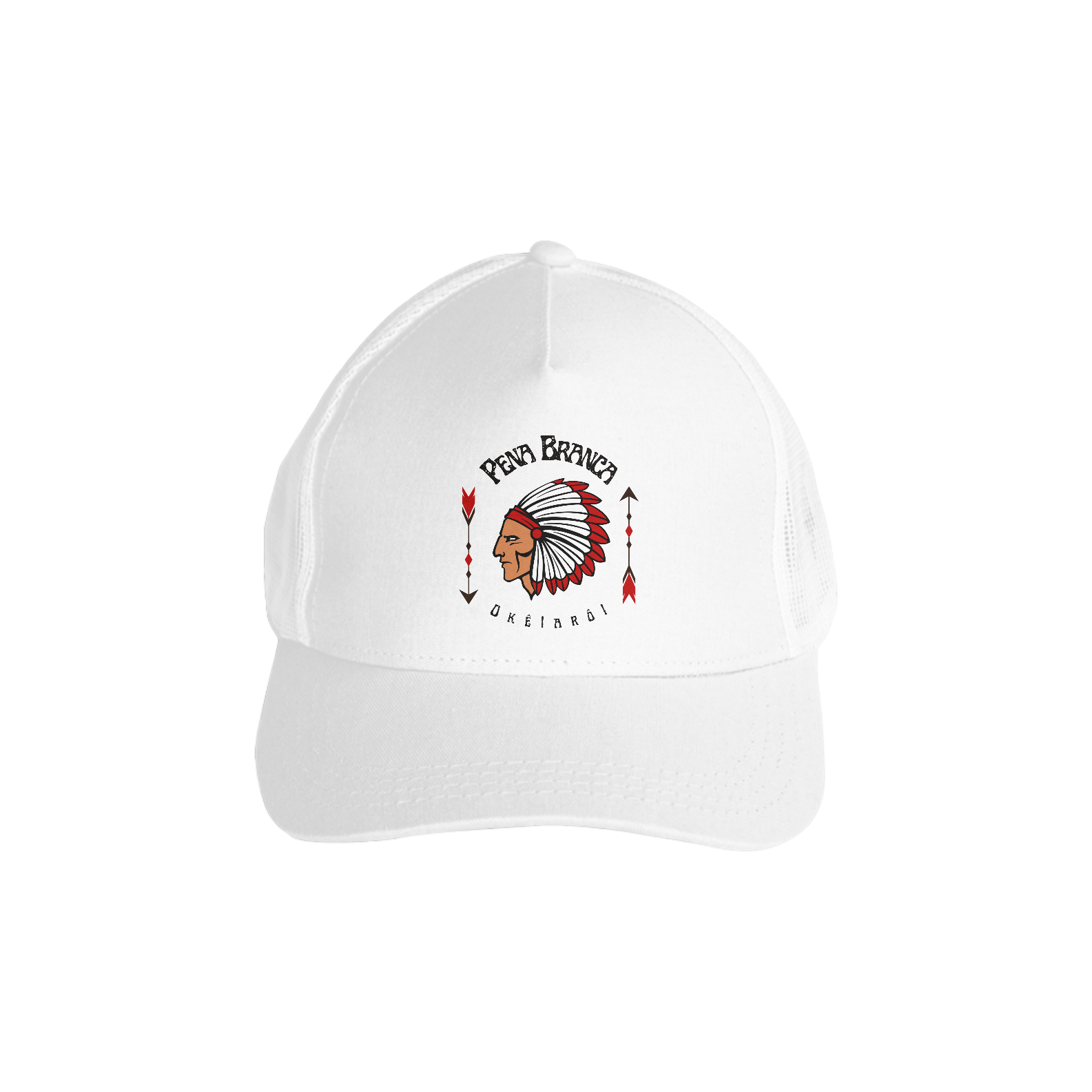Nome do produto: Boné Pena Branca
