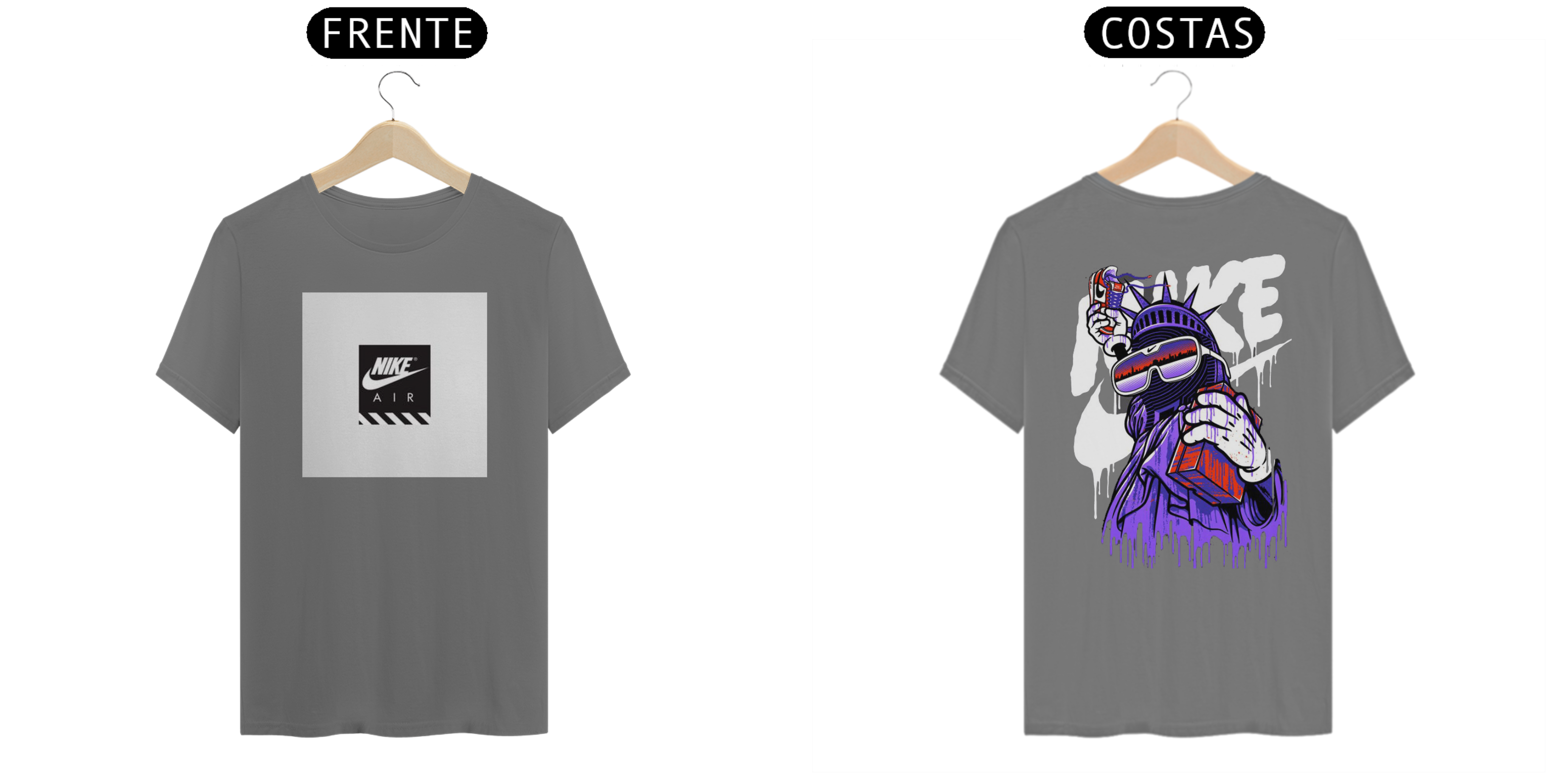 Nome do produto: Camisa da nike gola redonda de algodão 