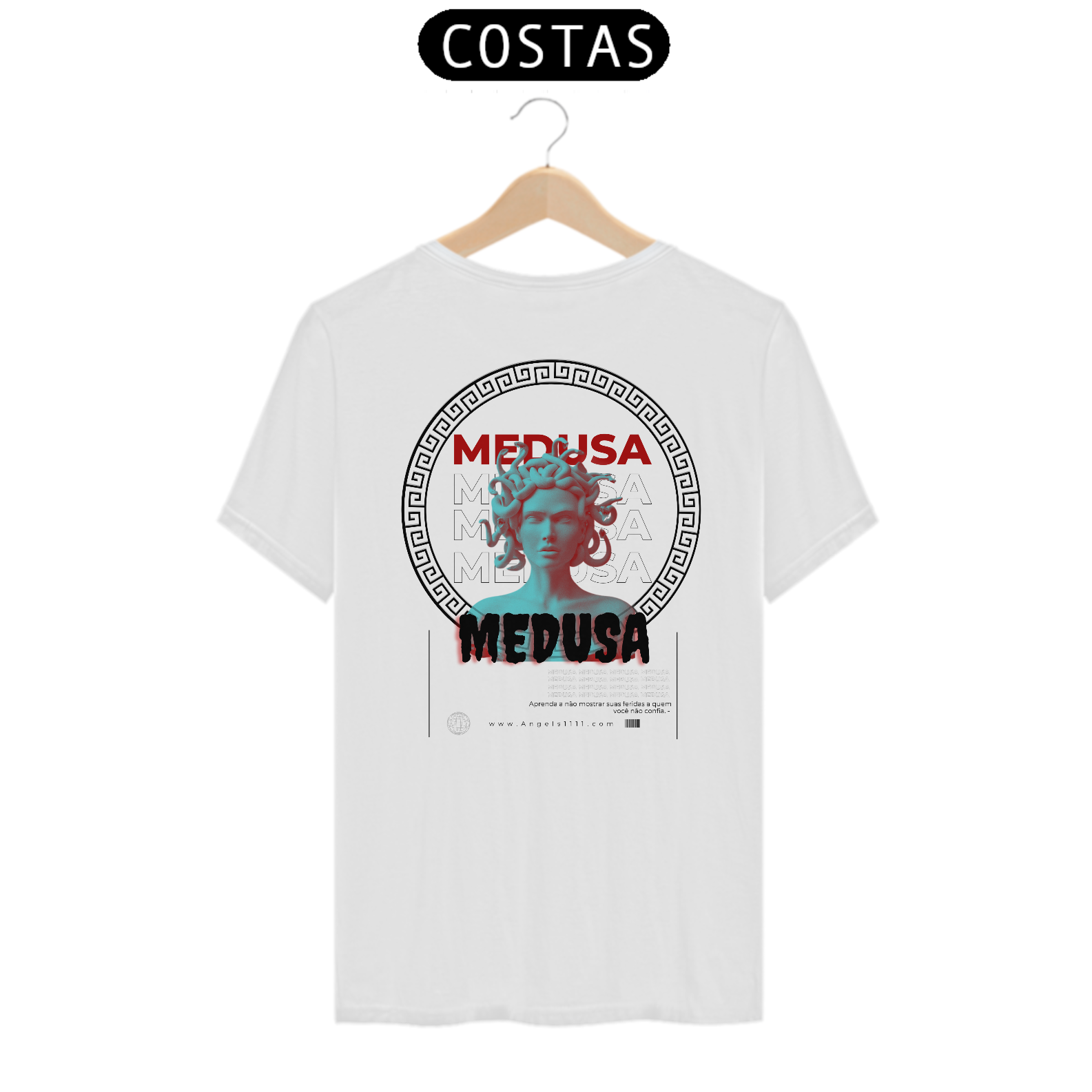 T-shirt Medusa ( artes nas costas) - Angels 11:11