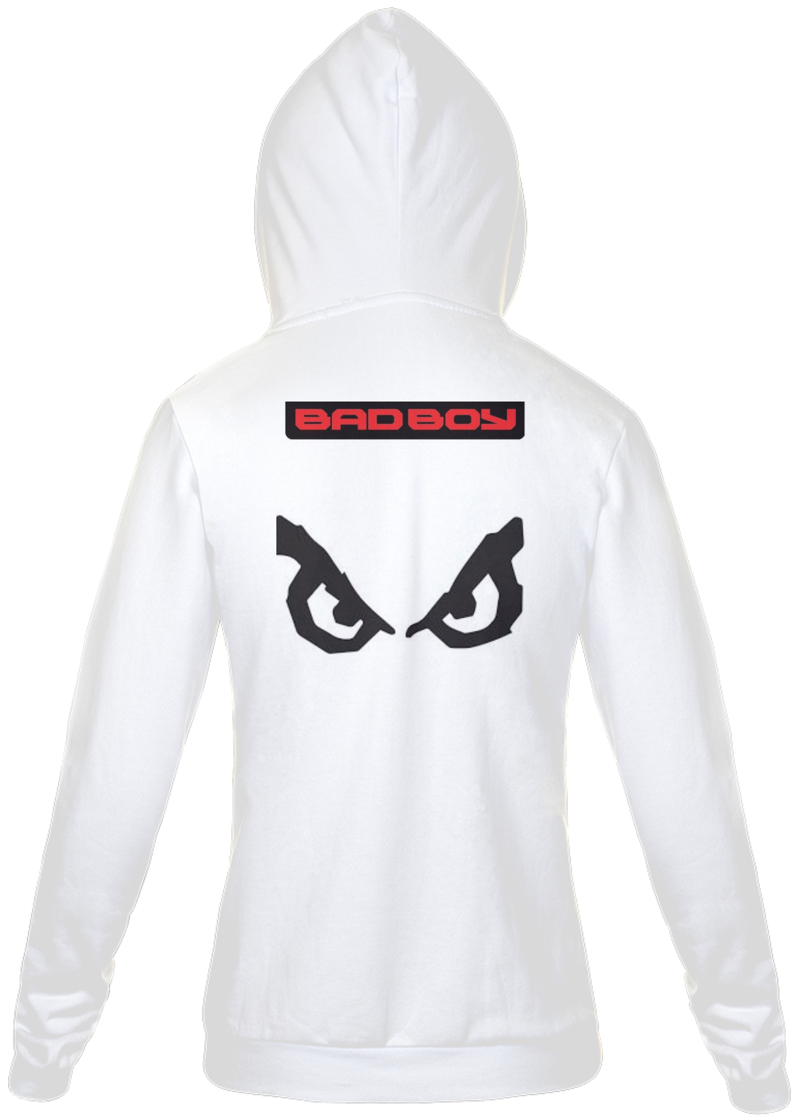 Nome do produto: Moletom Bad Boy com capuz na cor branca 