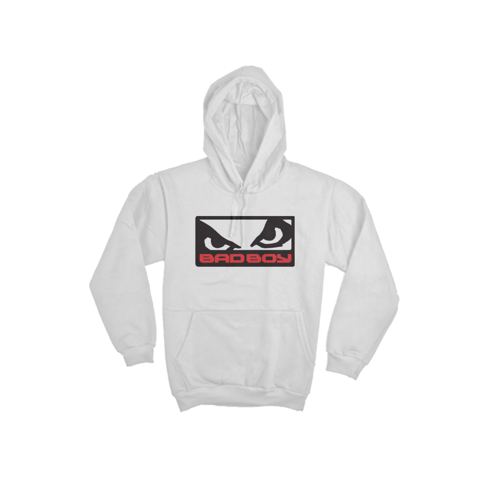 Jaqueta masculina Bad Boy com capuz na cor branca 
