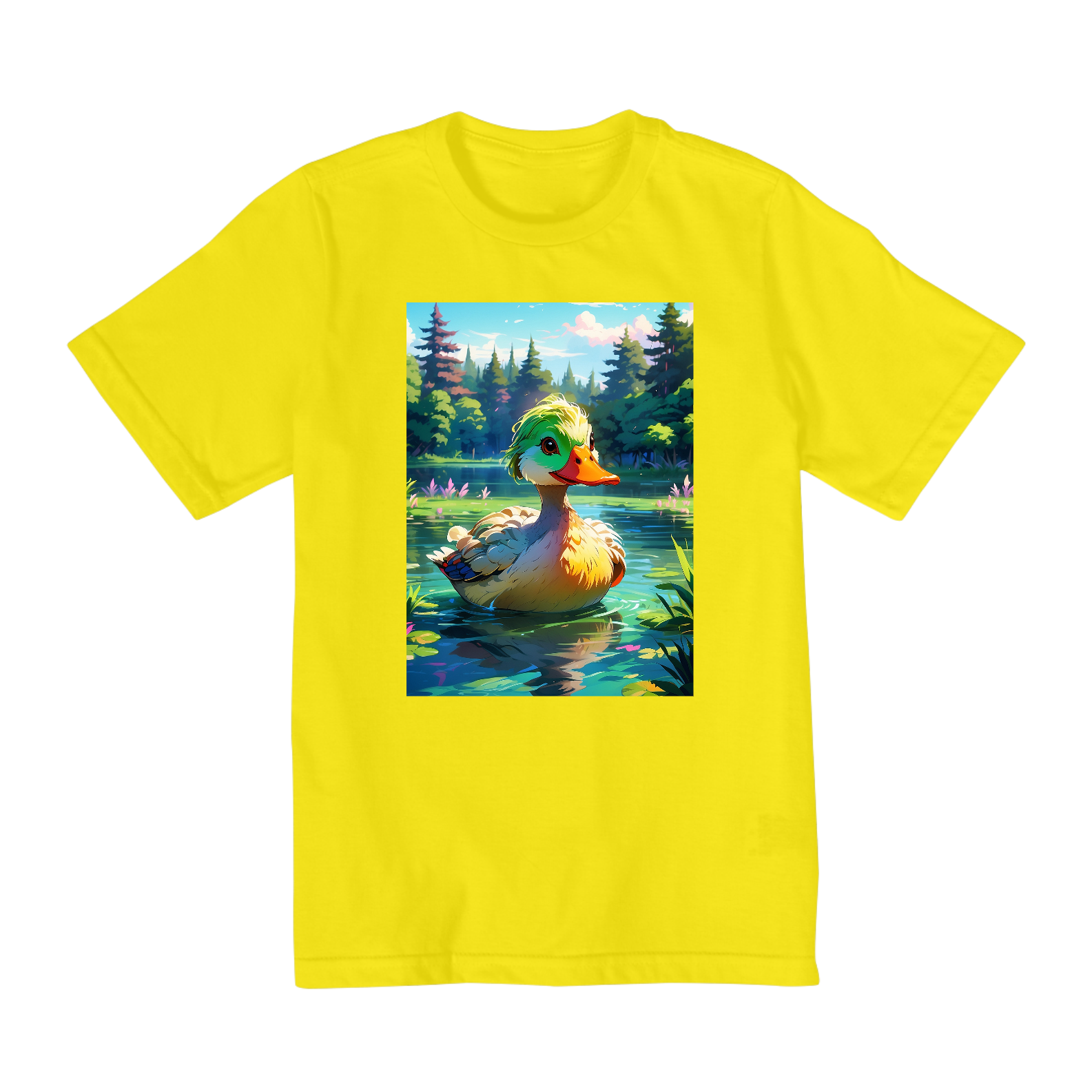 Camiseta Infantil (2 A 8)  - Patinho Solitário 