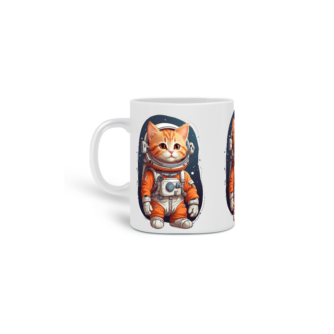 Caneca - Gatinho astronauta