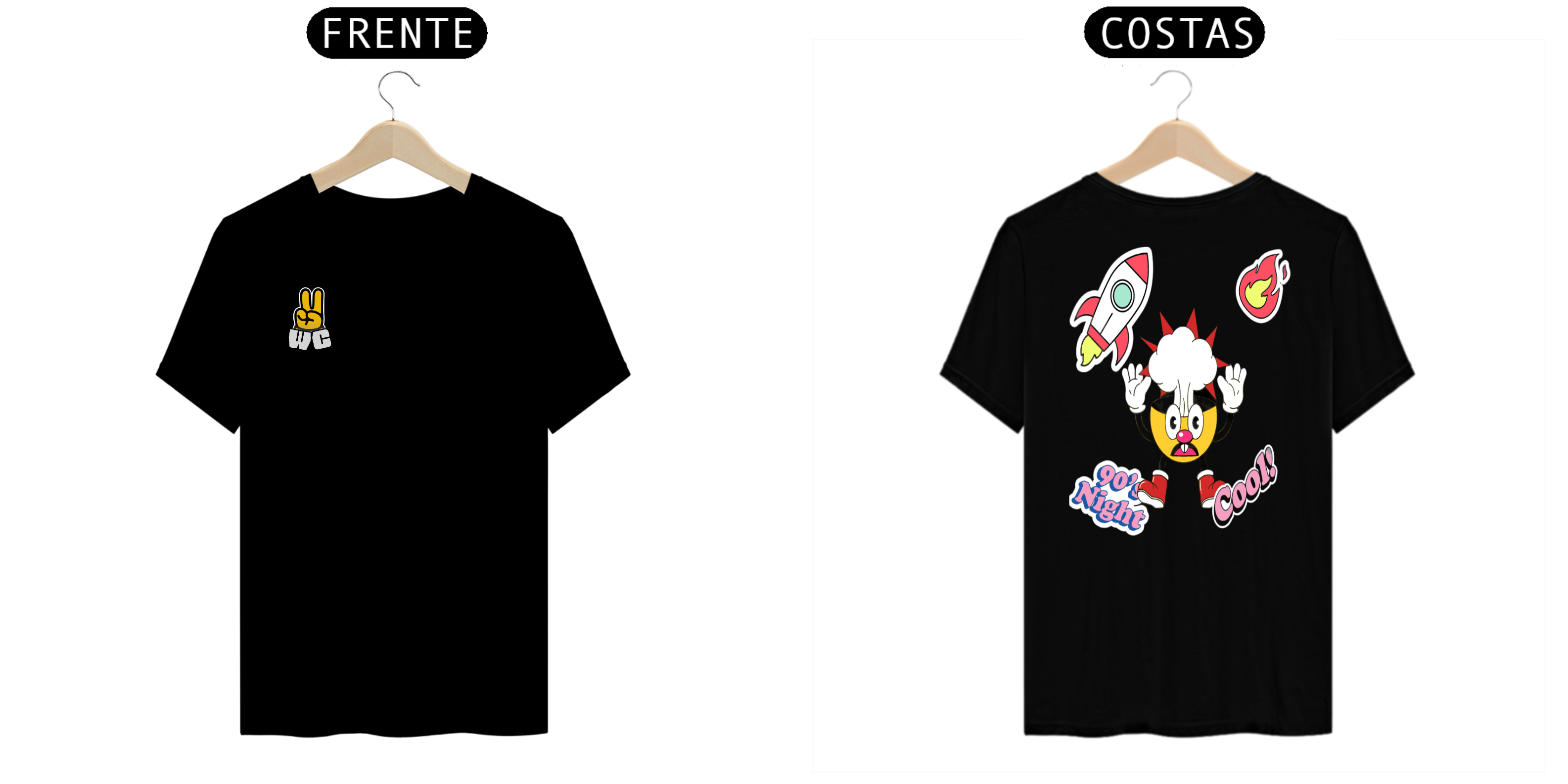 Camisa WC Estampada Nas Costas 