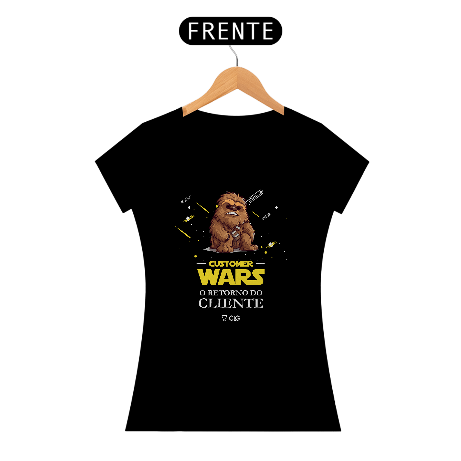 Baby long Customer Wars  CHEWBACCA - O retorno do cliente (Star wars)