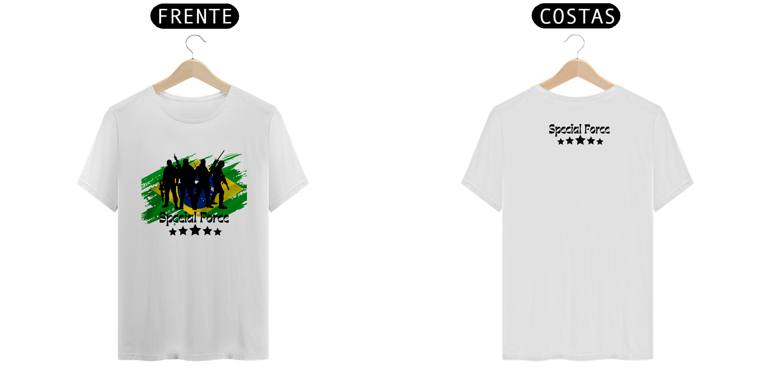 Nome do produto: Camiseta Forças Especiais Brasil