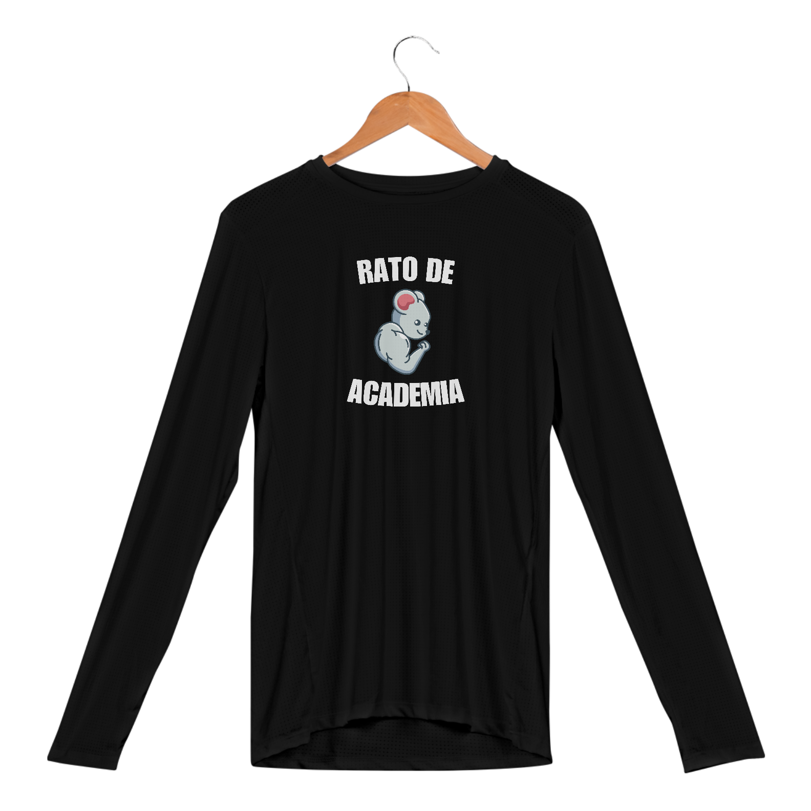 Manga Longa Esportiva - Rato de Academia