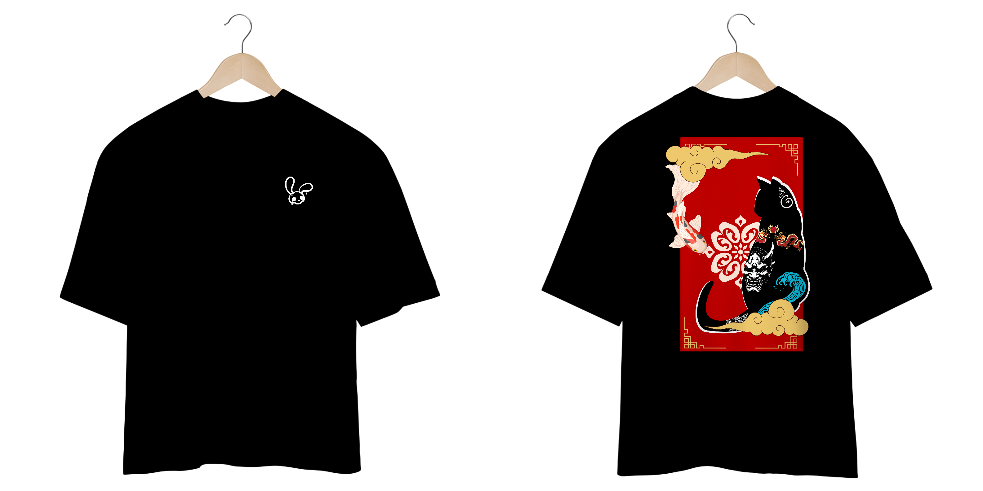 Coleção Samurai Vibes - Koi e Cat