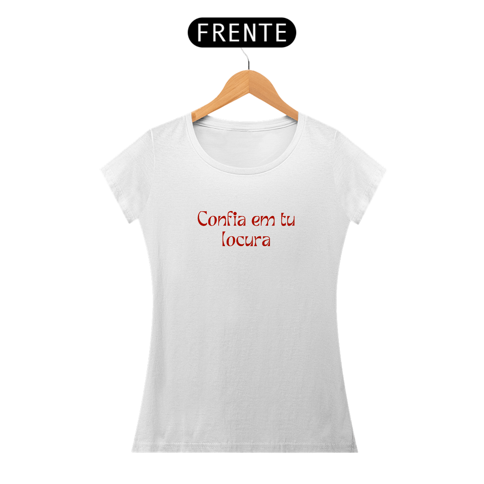 Camiseta Baby Look Confia