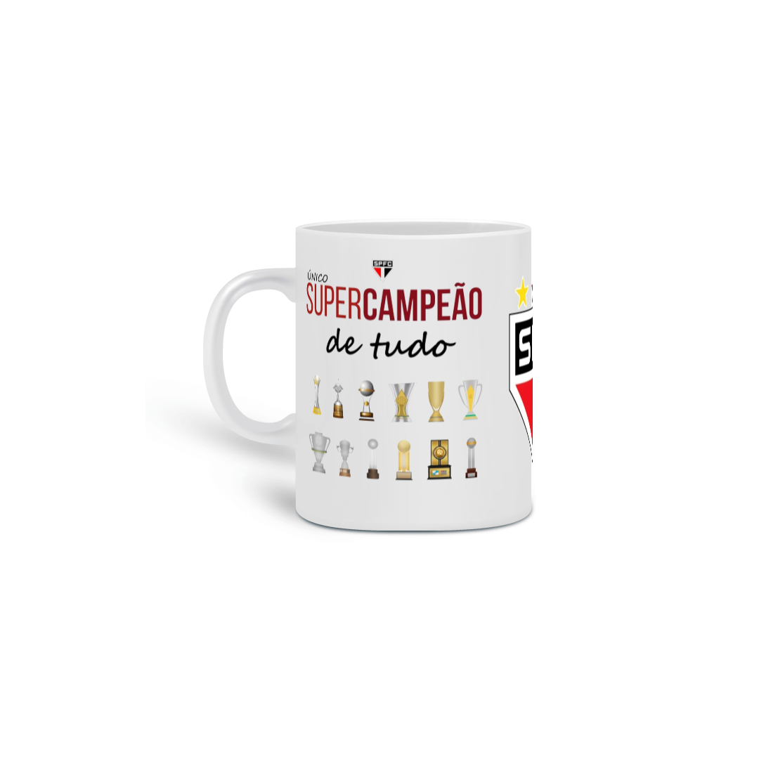 Caneca Único SuperCampeão - São Paulo