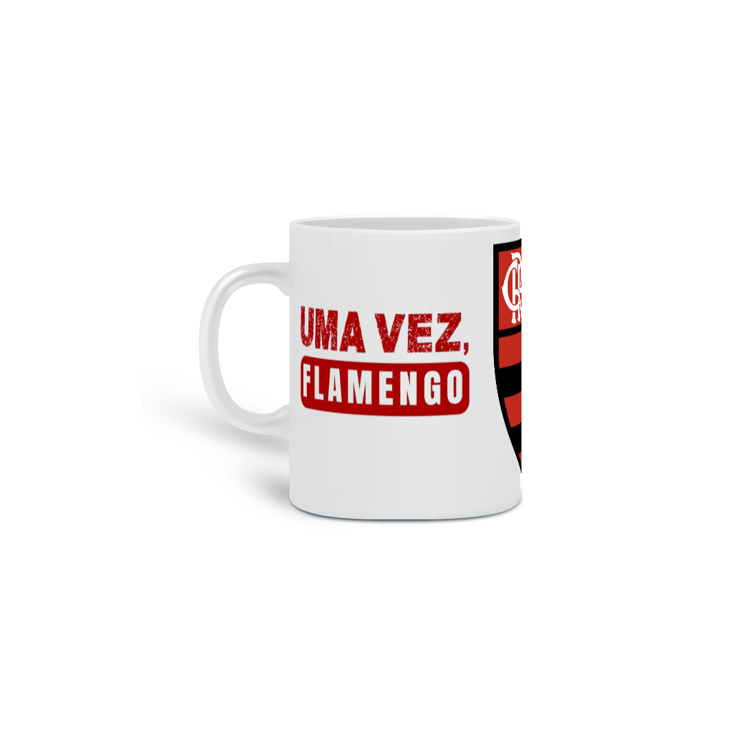 Caneca Uma Vez Flamengo Sempre Flamengo - Flamengo
