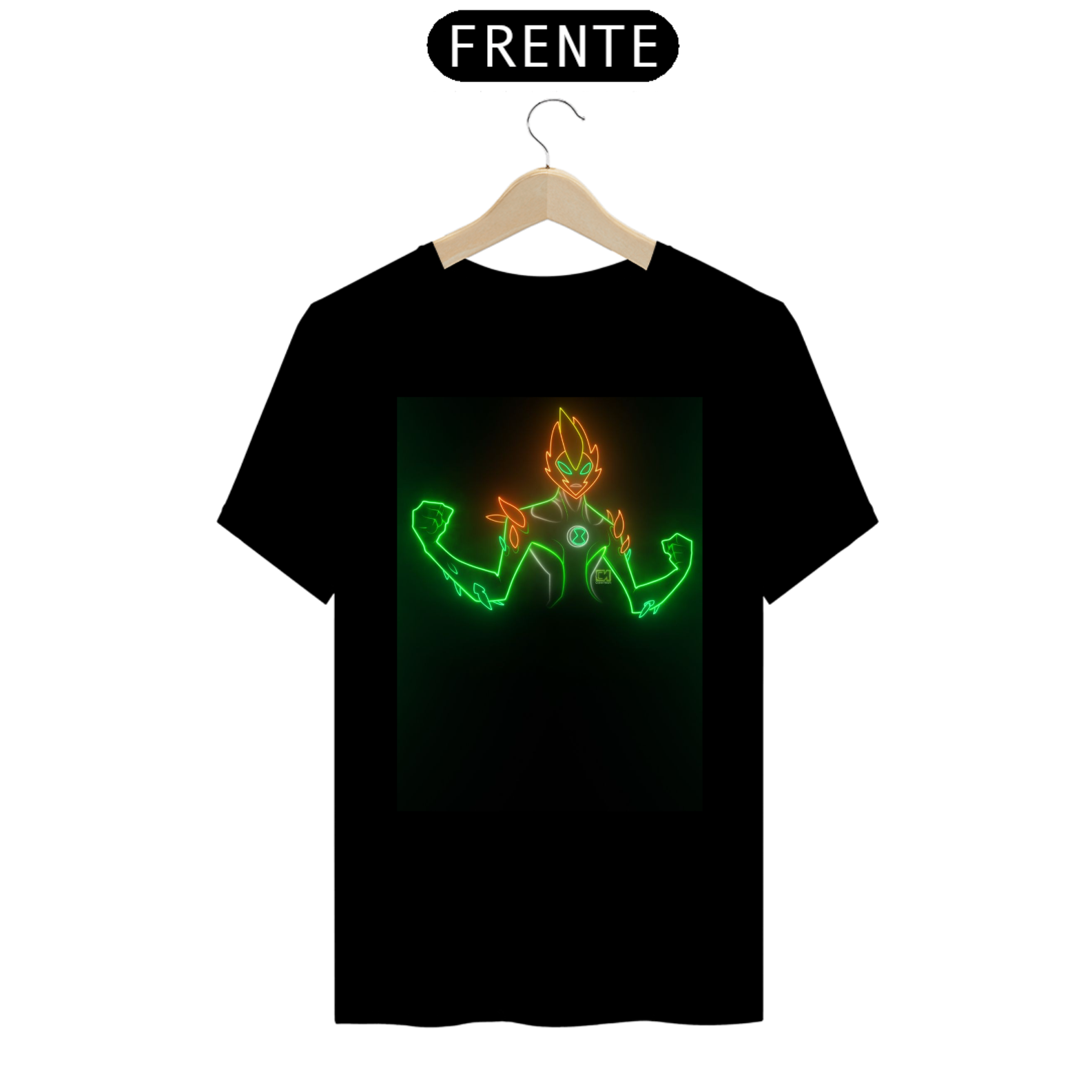 Camiseta do fogo fatuo, ben 10