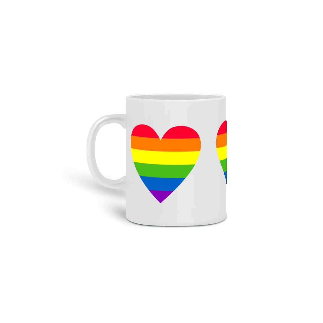 CANECA-CORACAO ARCO-IRIS