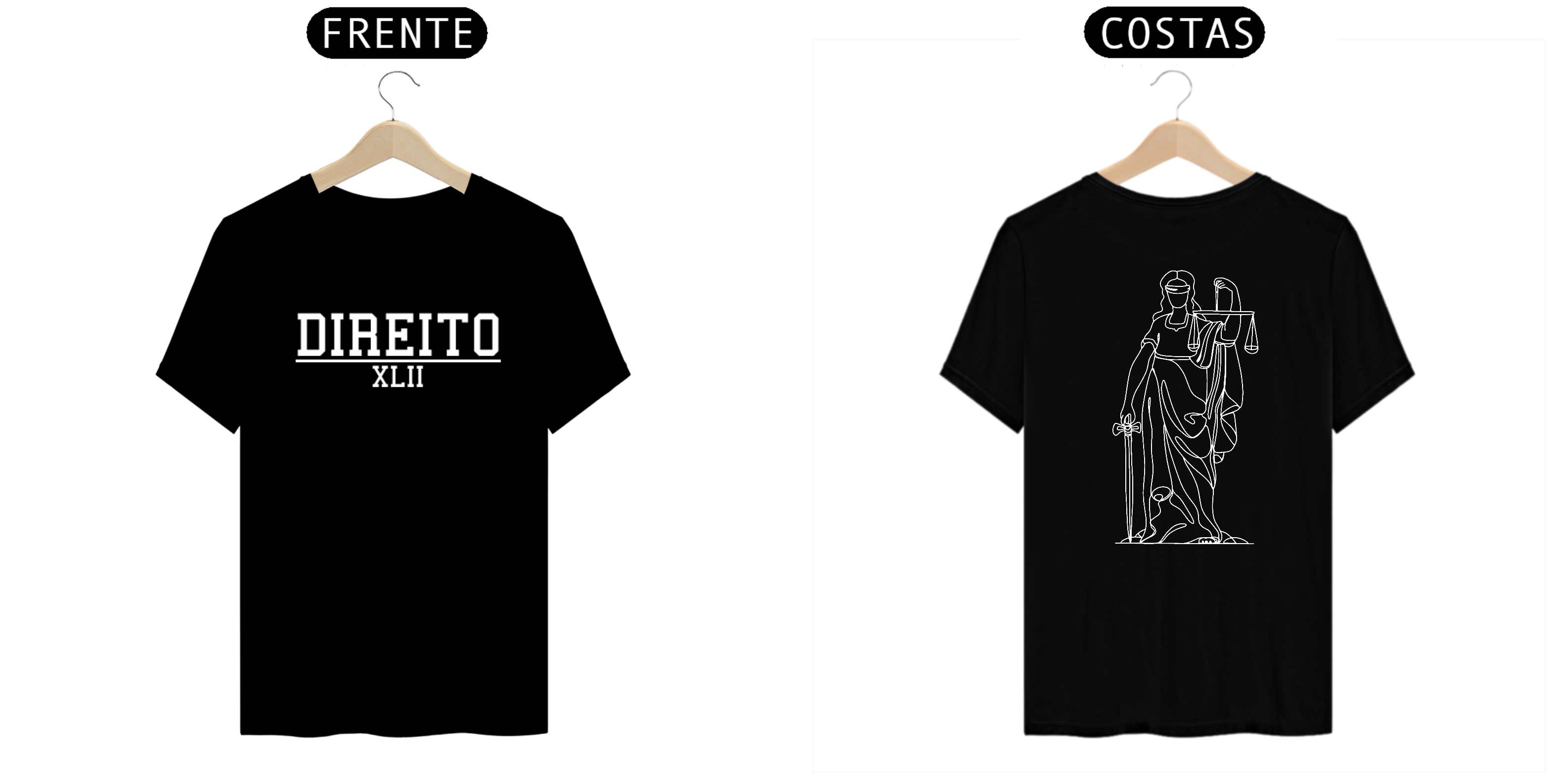 Nome do produto: Camiseta (estampa frente e trás)