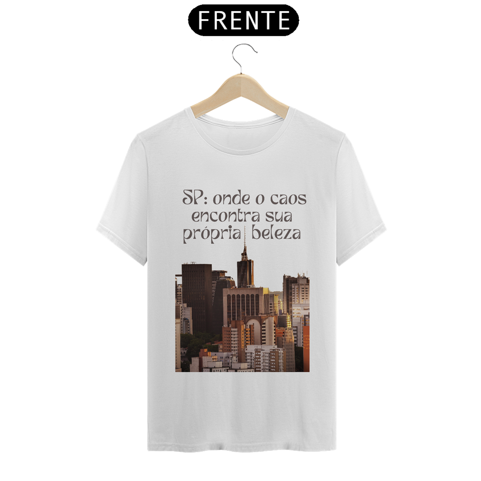 T-Shirt SP caos e beleza