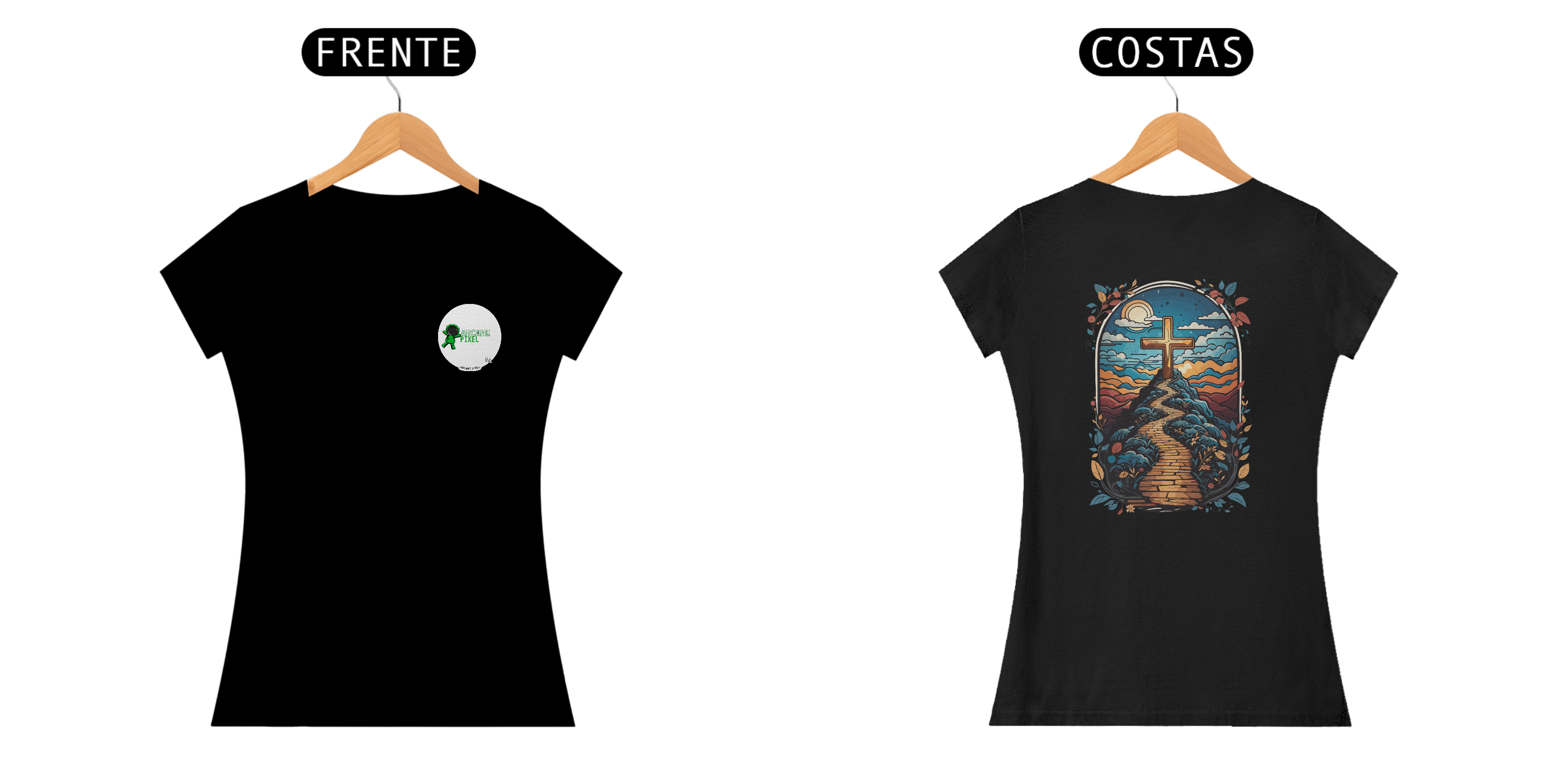 CAMISETA T-SHIRT BABY LONG PRIMIER - CRUZ