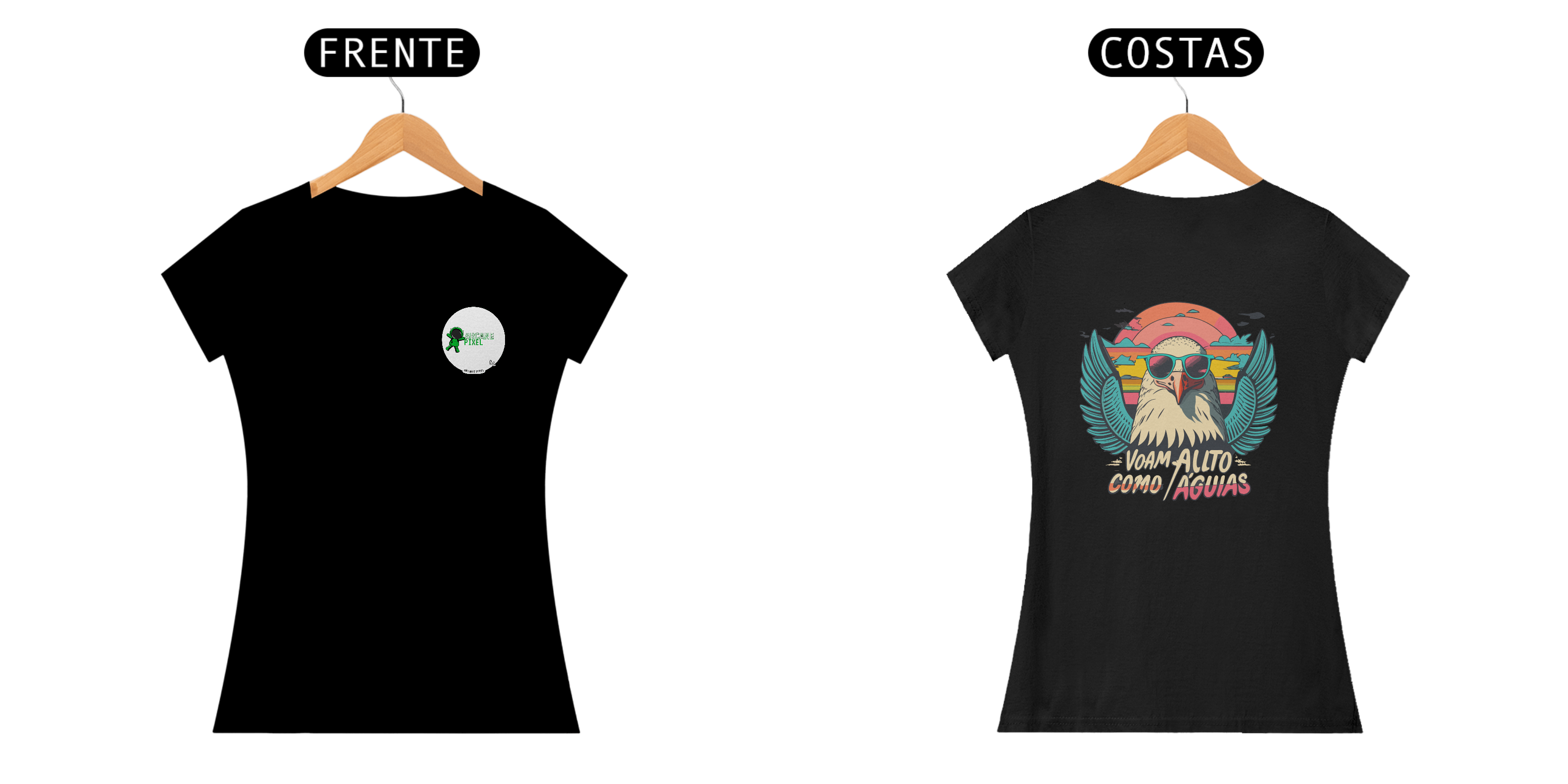 CAMISETA T-SHIRT BABY LONG PRIMIER - ÁGUIA