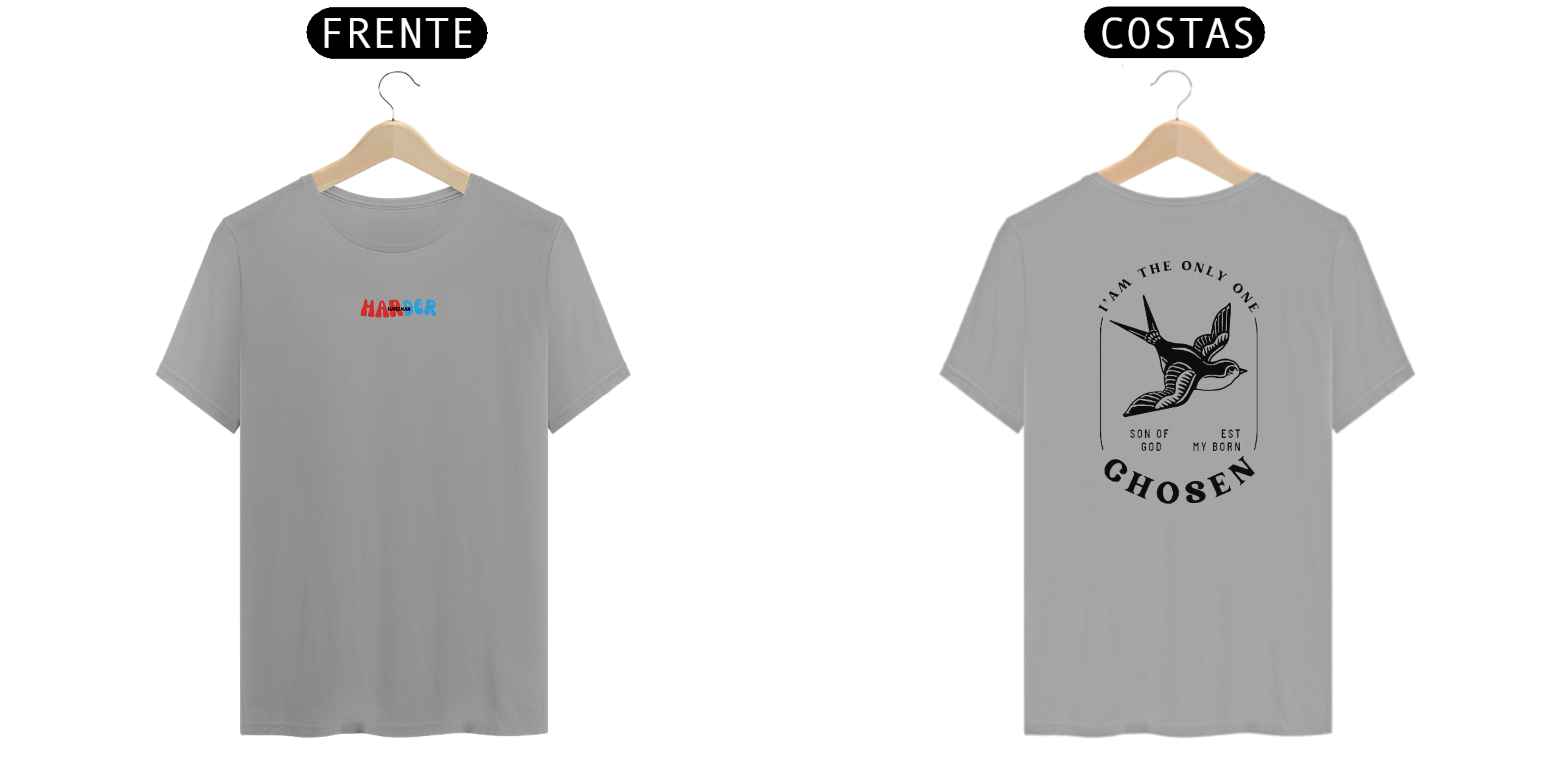 Nome do produto: Camiseta Estampa Atrás