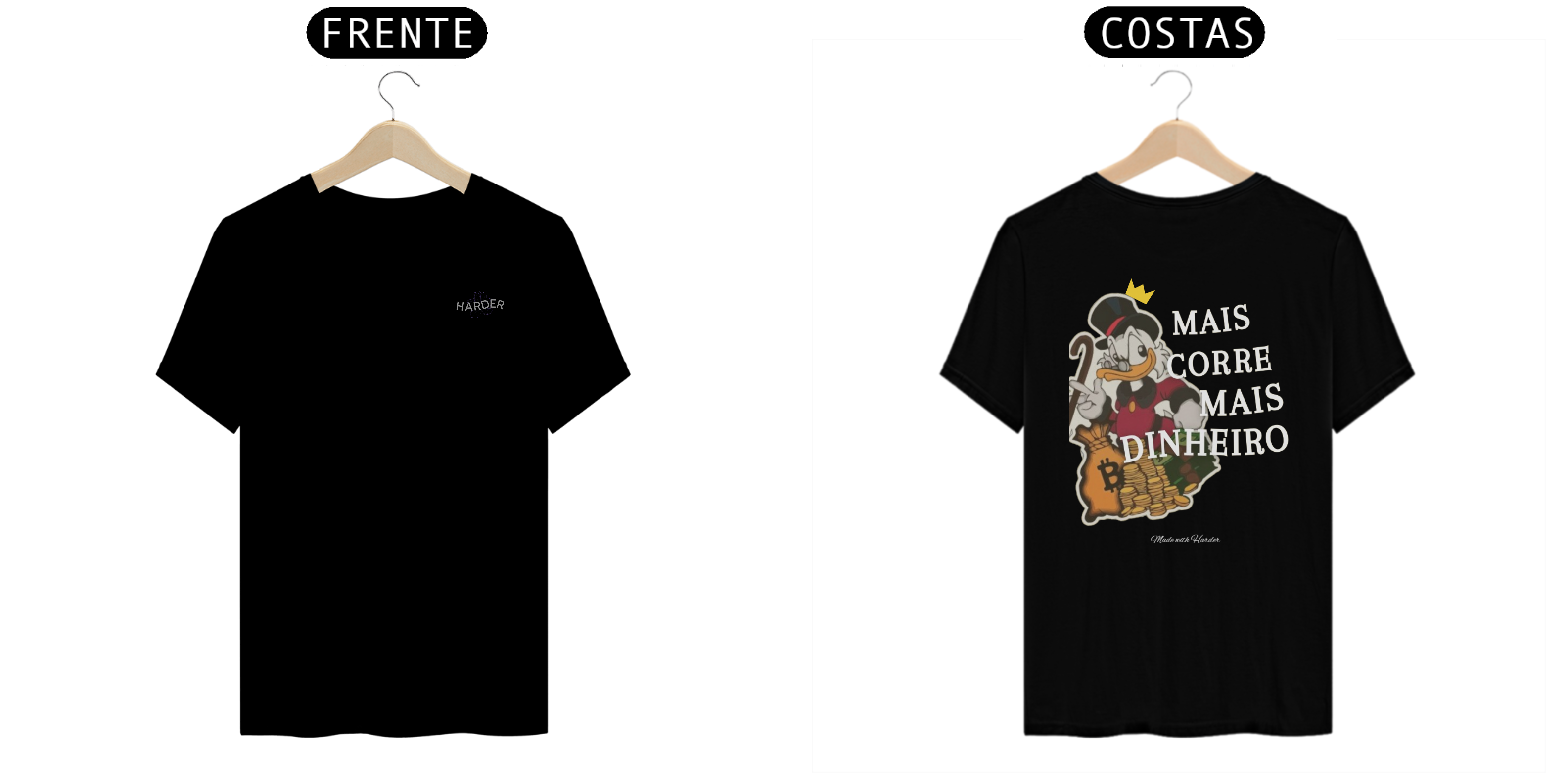Camiseta Harder Estampa atras