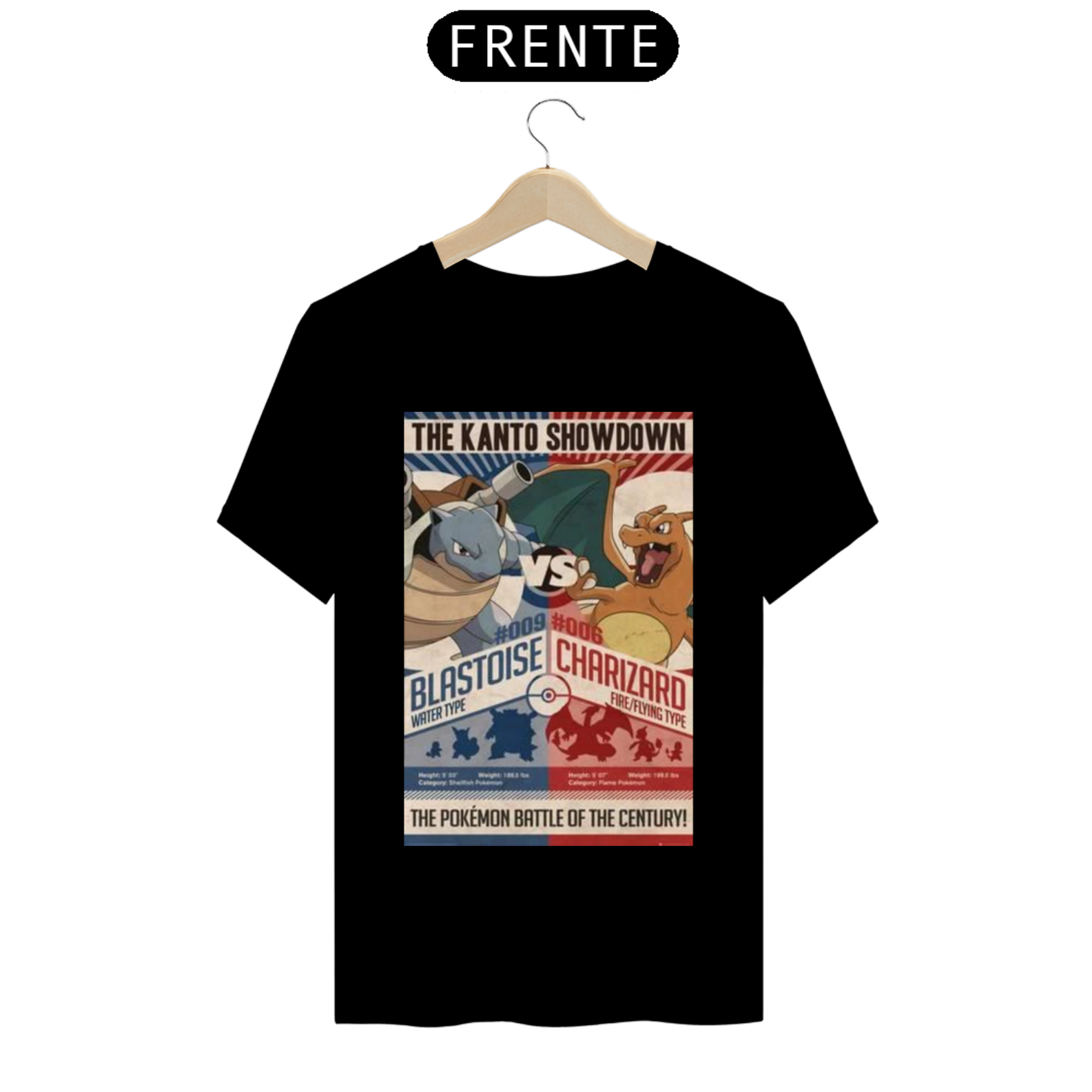 Camisa batalha épica (pokémon)