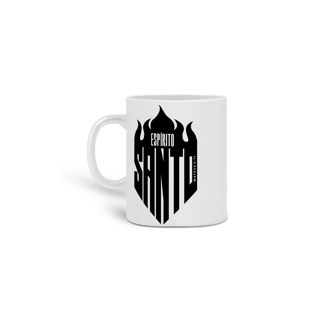 CANECA CERAMICA - ESTAMPA ESPIRITO SANTO