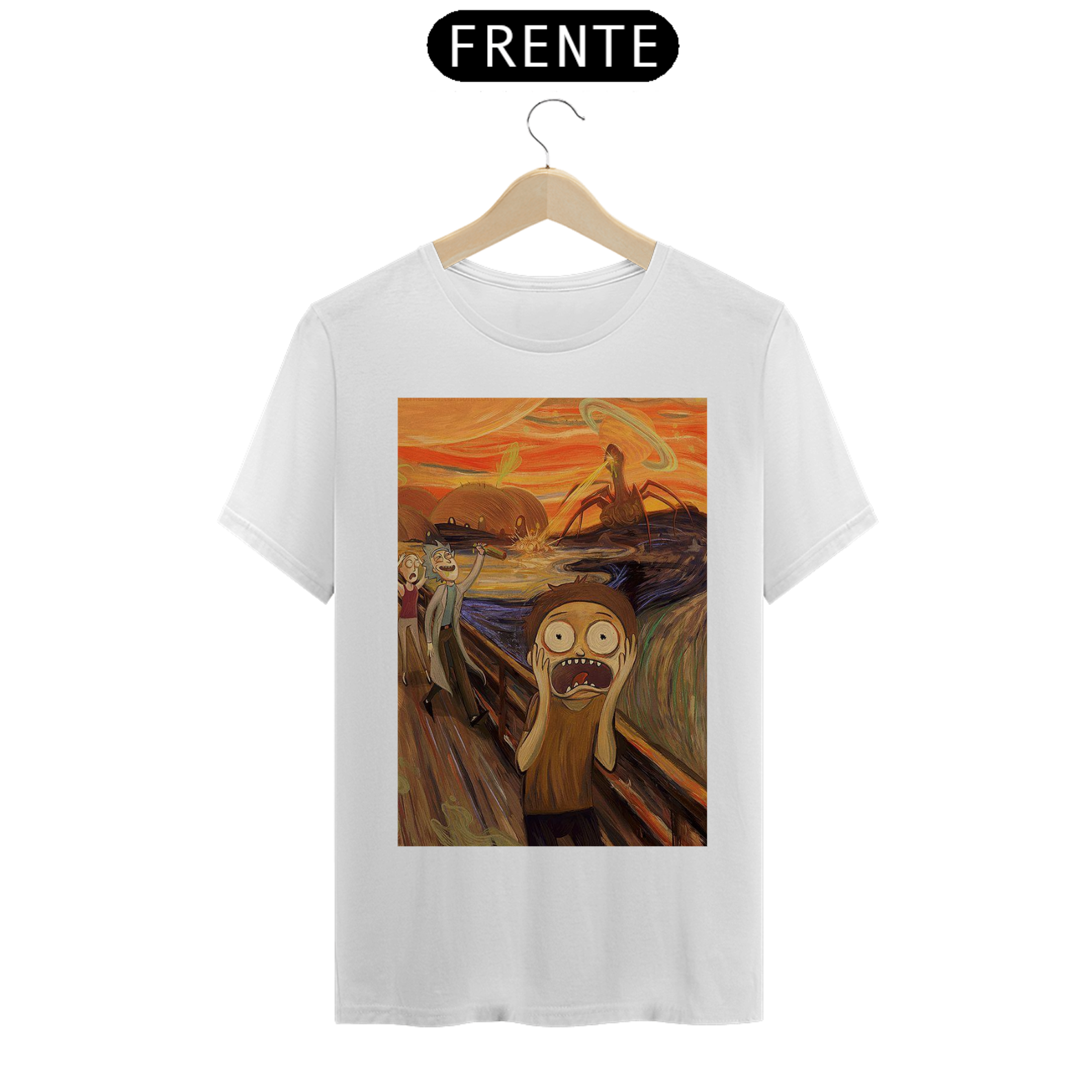 camisa rick and morty