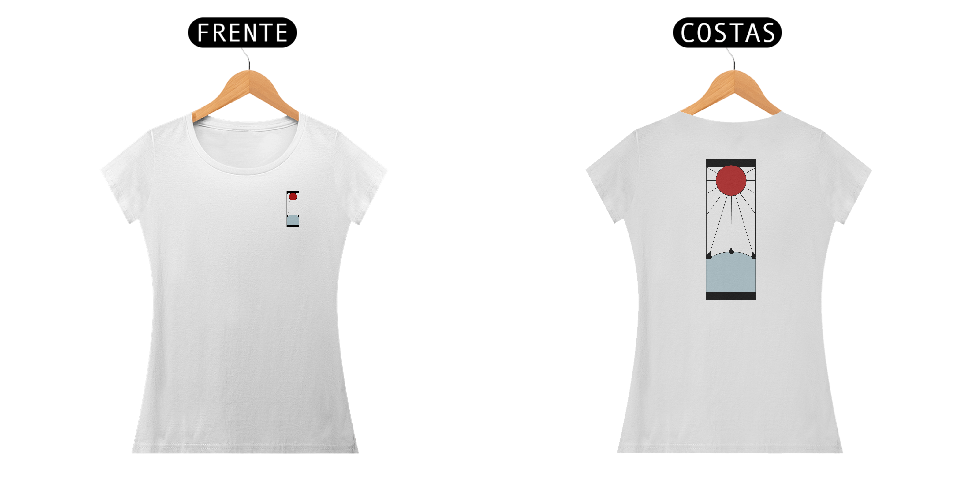 Camiseta Hanafuda branca feminina