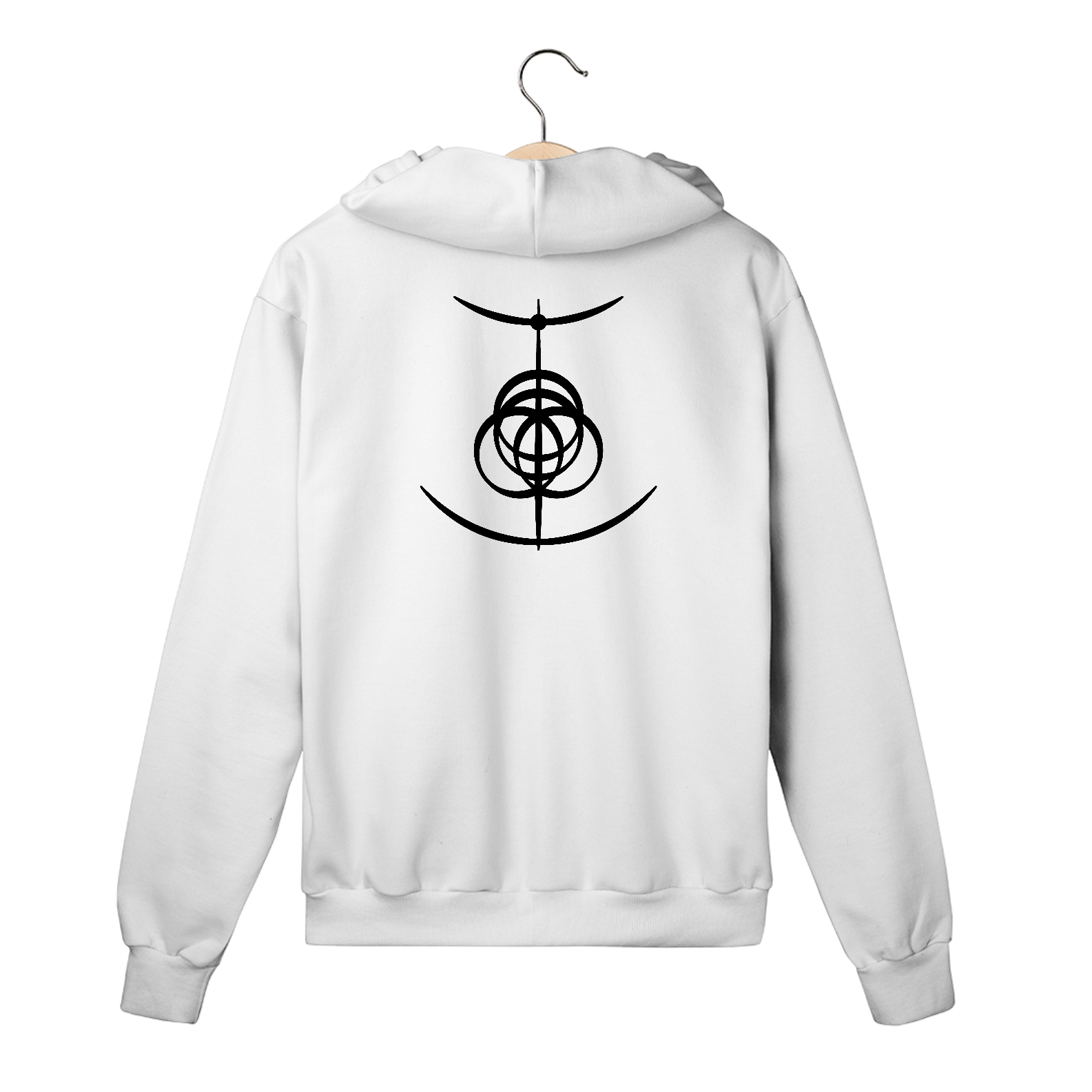 Elden ring Moletom ziper branco