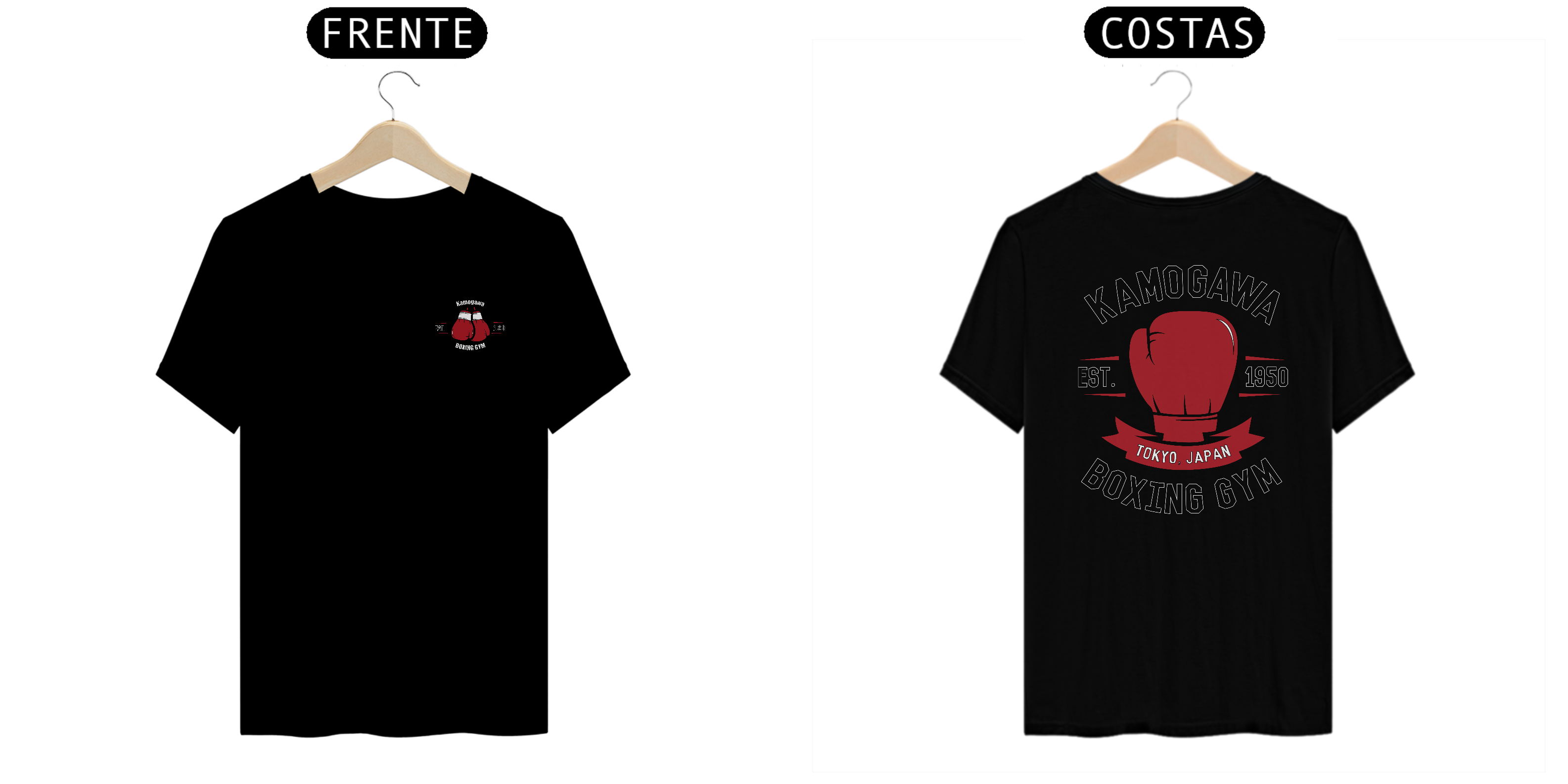 Camiseta Kamogawa boxing preta