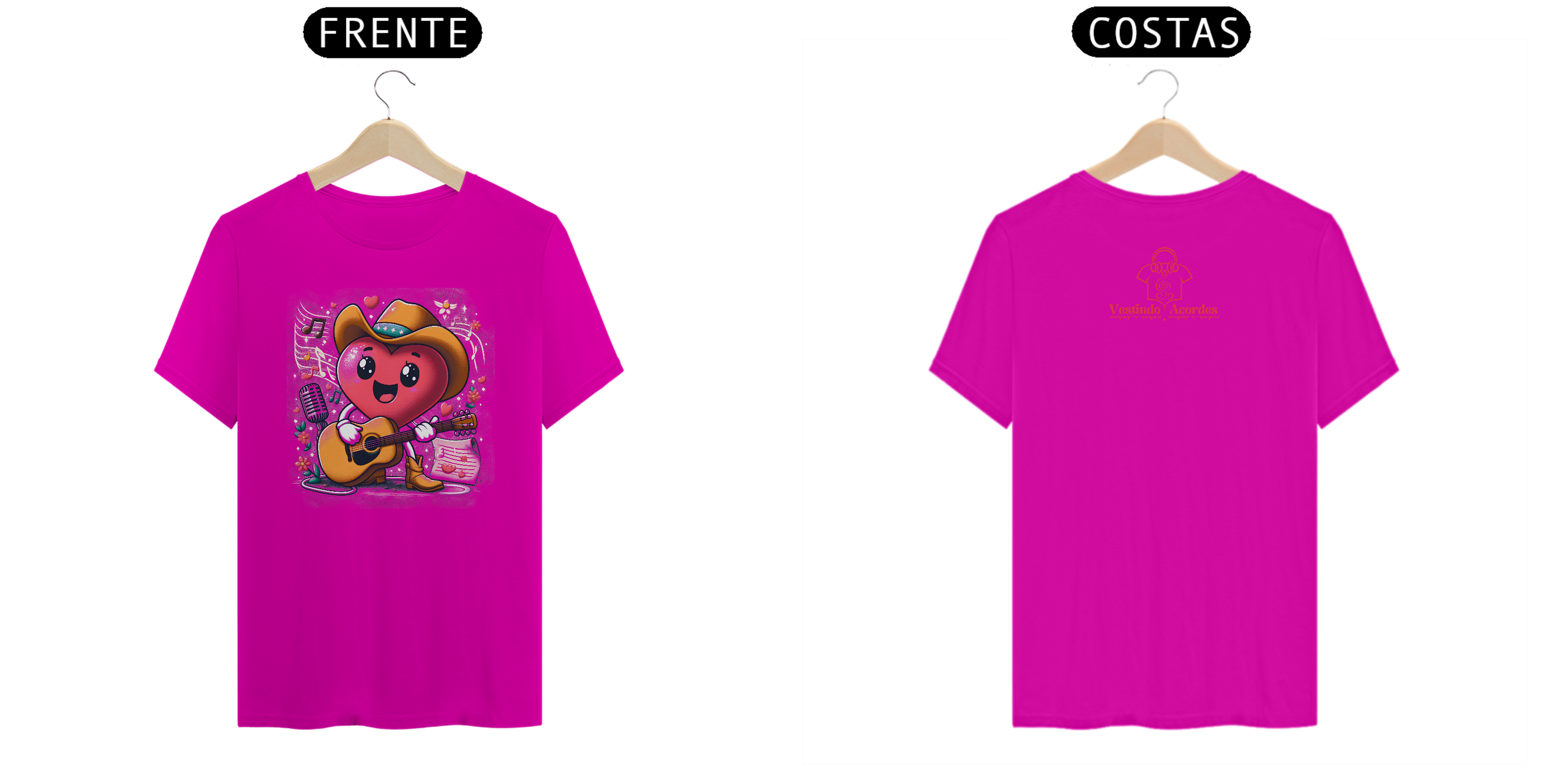 Camiseta Coração Apaixonado