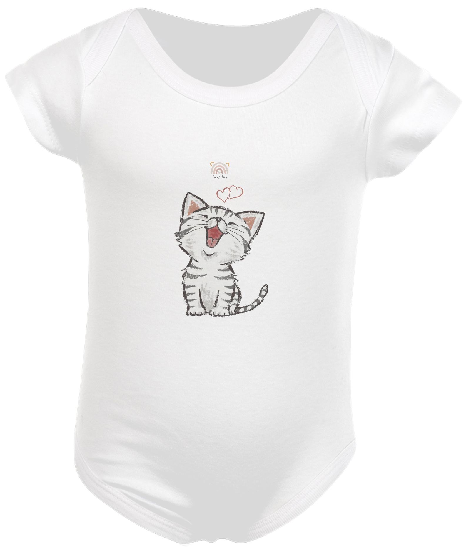 Body Bebê Gatinho Amoroso