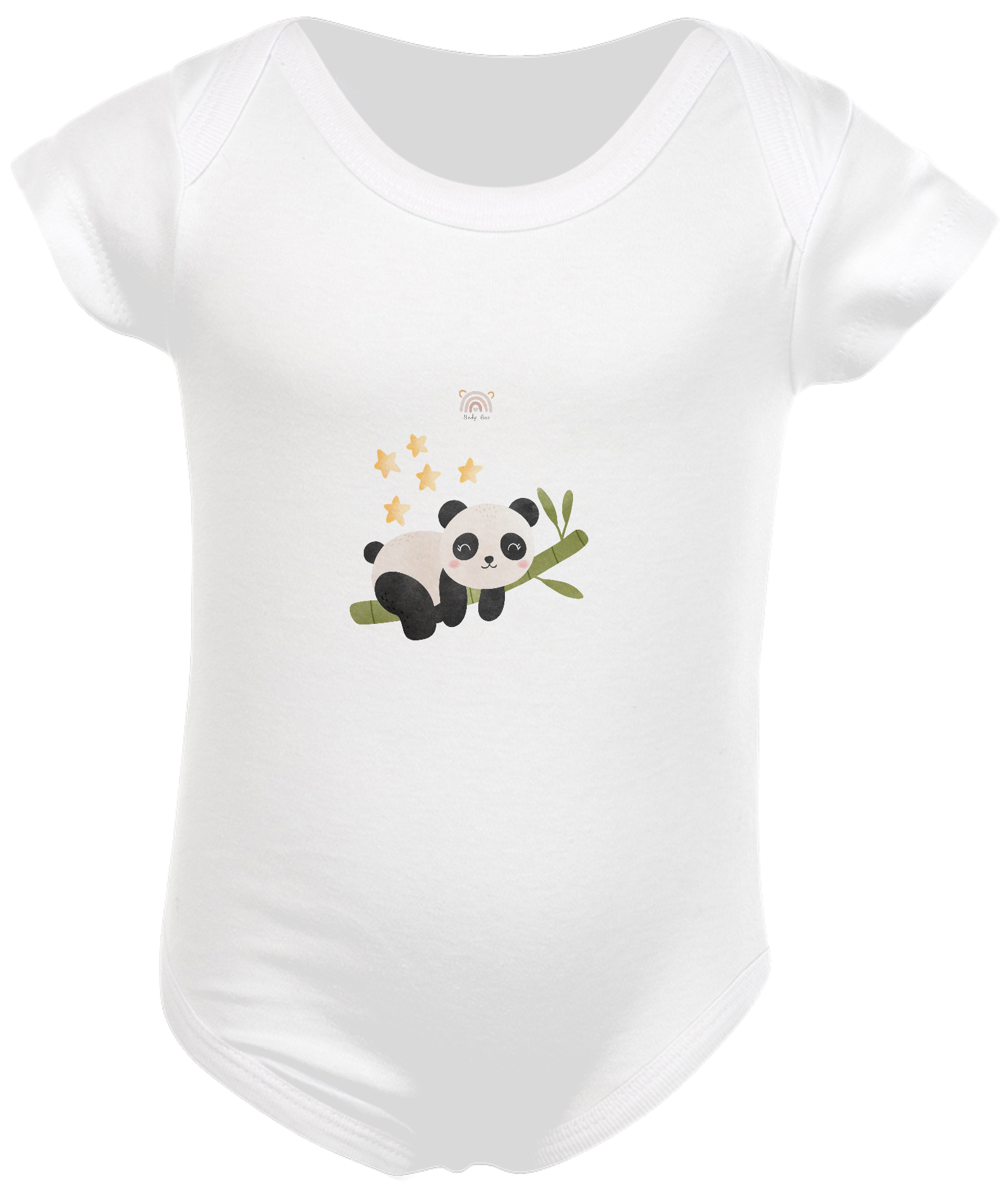Body Bebê Pandinha Descansando