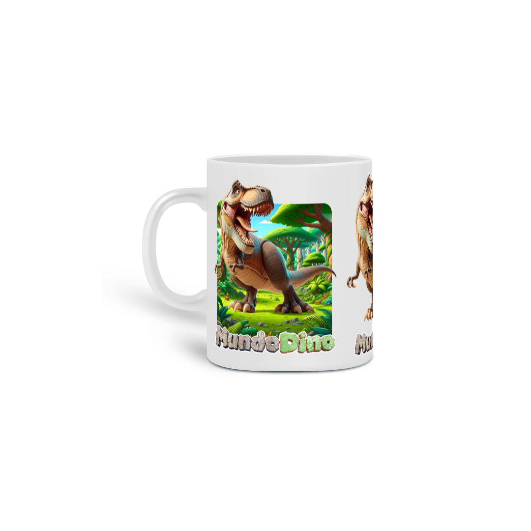 Caneca MundoDino Tiranossauro