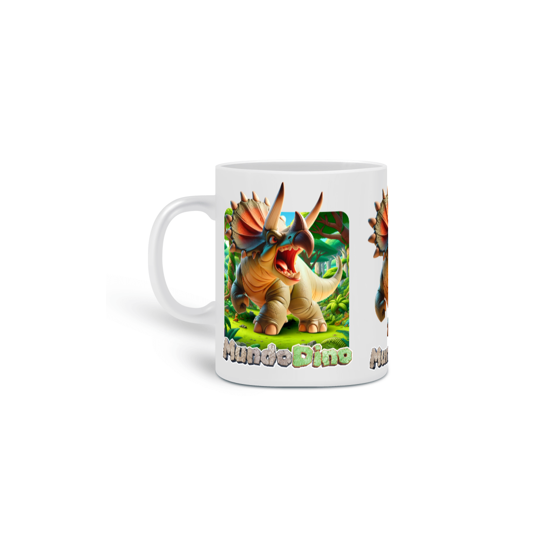 Caneca MundoDino Triceratops