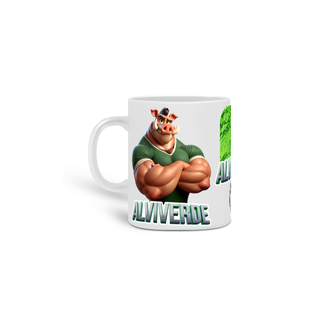 Caneca Porco Alviverde
