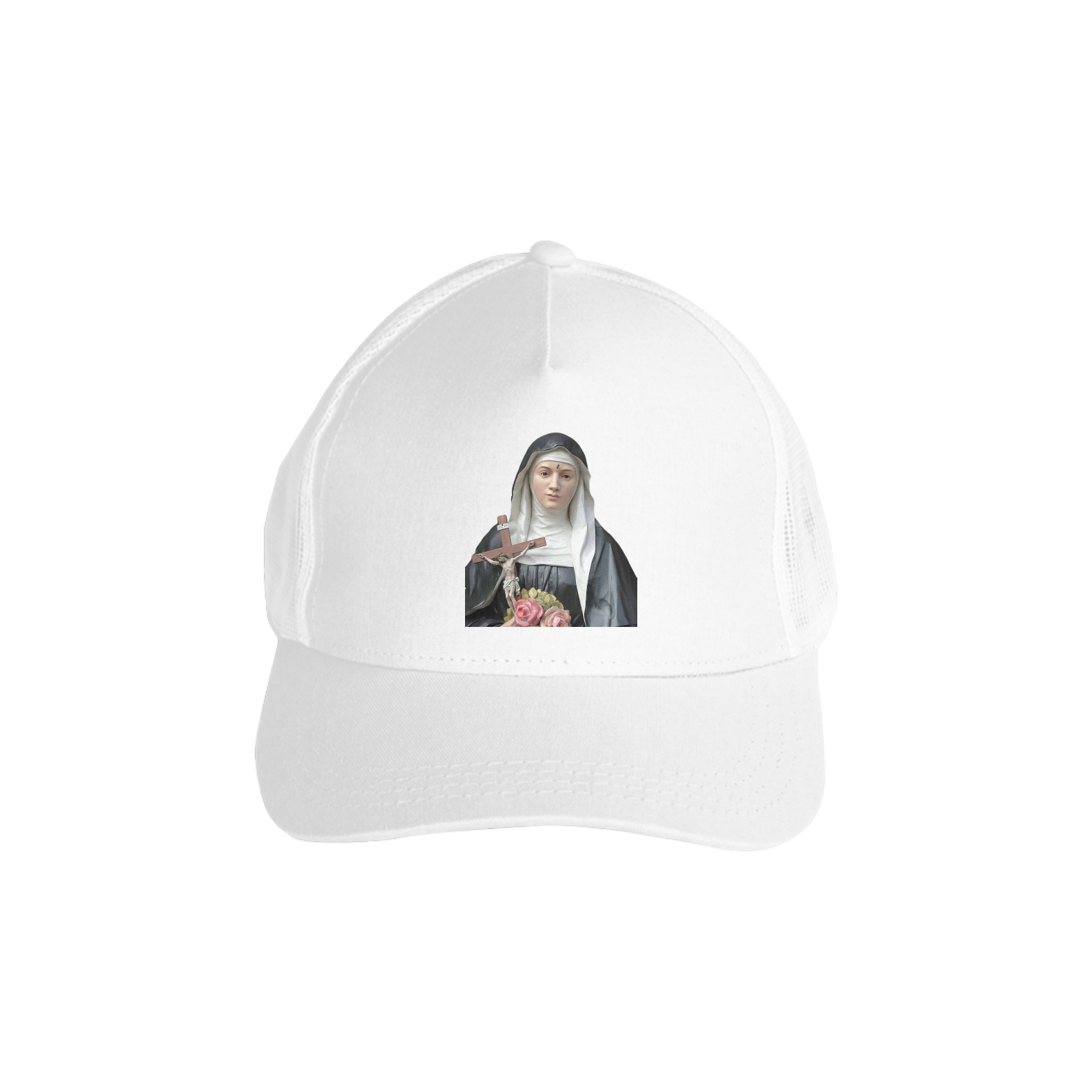 Boné Americano Com Tela Santa Rita de Cássia