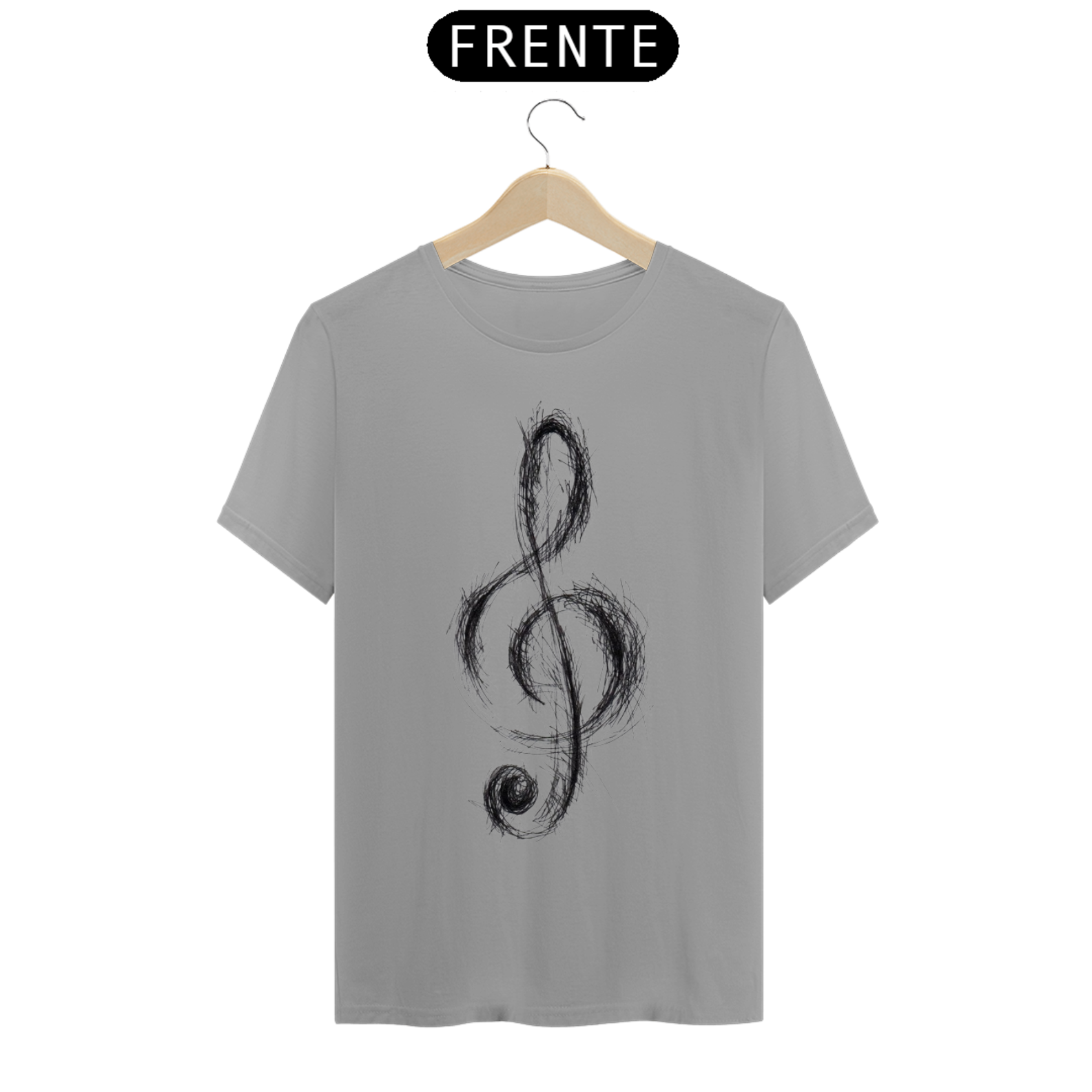 Camiseta T-Shirt Quality Estampa Clava de Sol Rabiscado