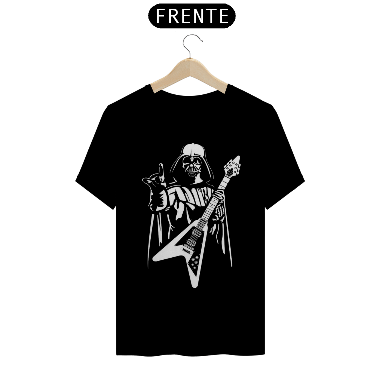 Camiseta T-Shirt Classic Estampa Darth Vader Guitarra