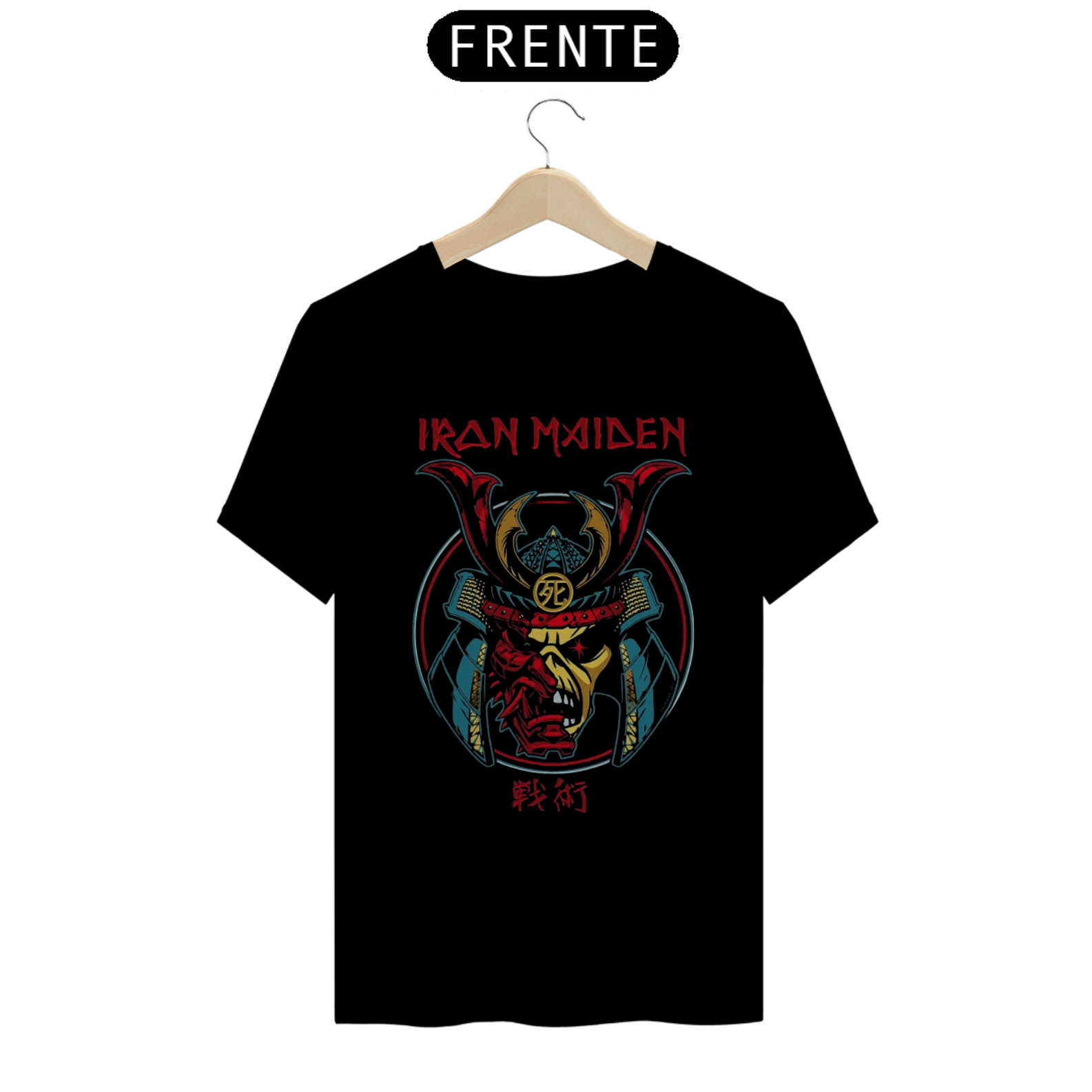 Nome do produto: Camiseta T-Shirt Quality Estampa Iron Maiden