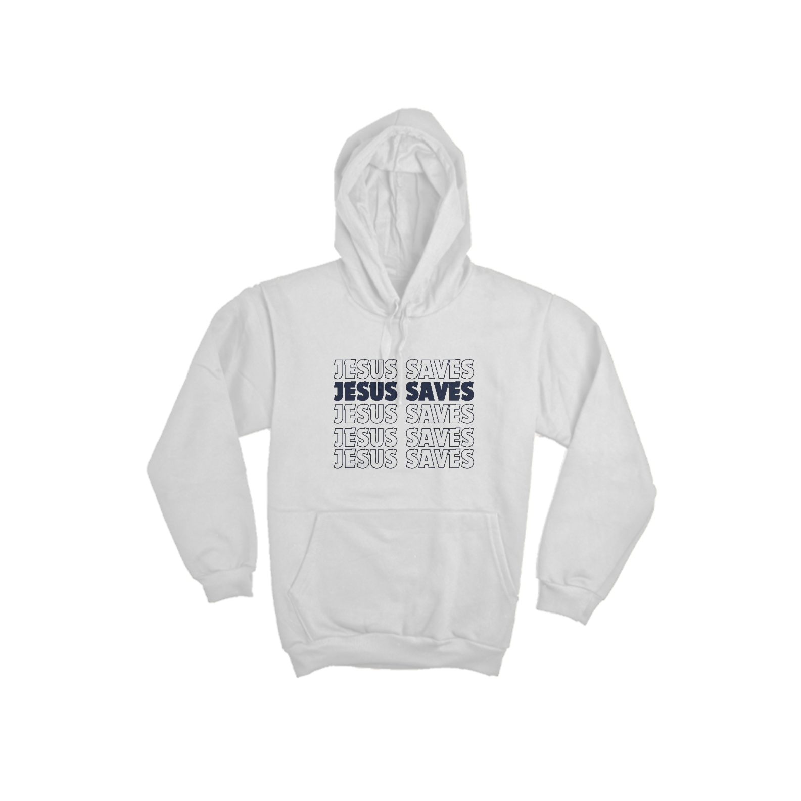 JESUS SAVES - MOLETOM c/CAPUZ-CANGURU