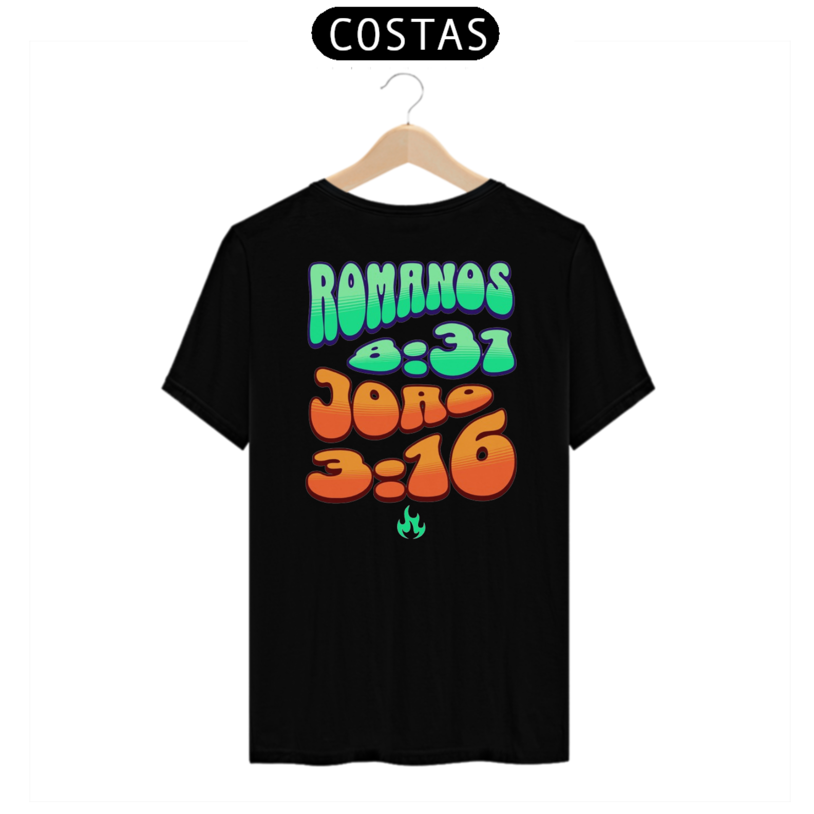 ROMANOS 8:31-JOÃO 3:16 T-Shirt 