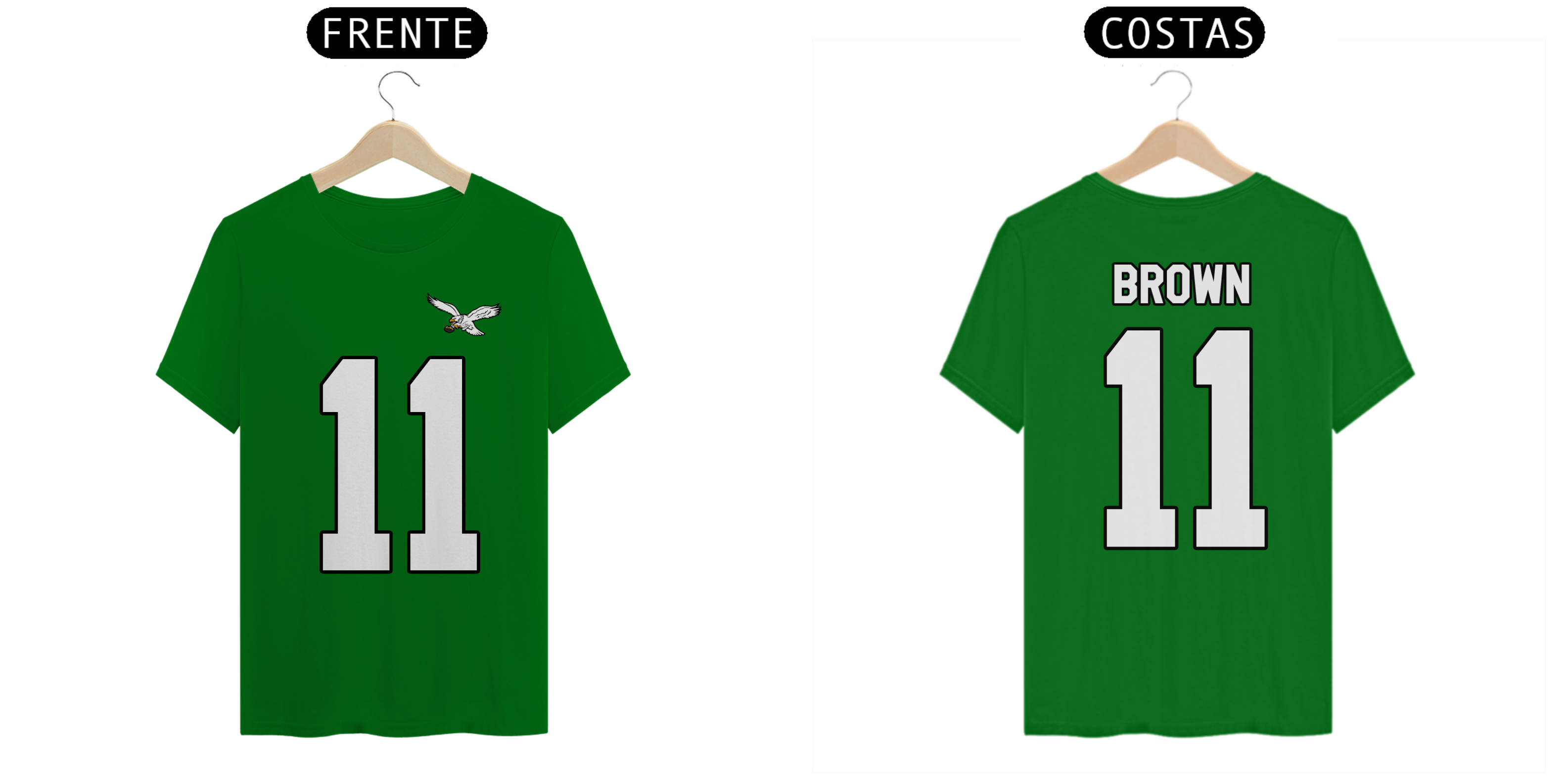 Camiseta AJ Brown - Philadelphia Eagles Throwback