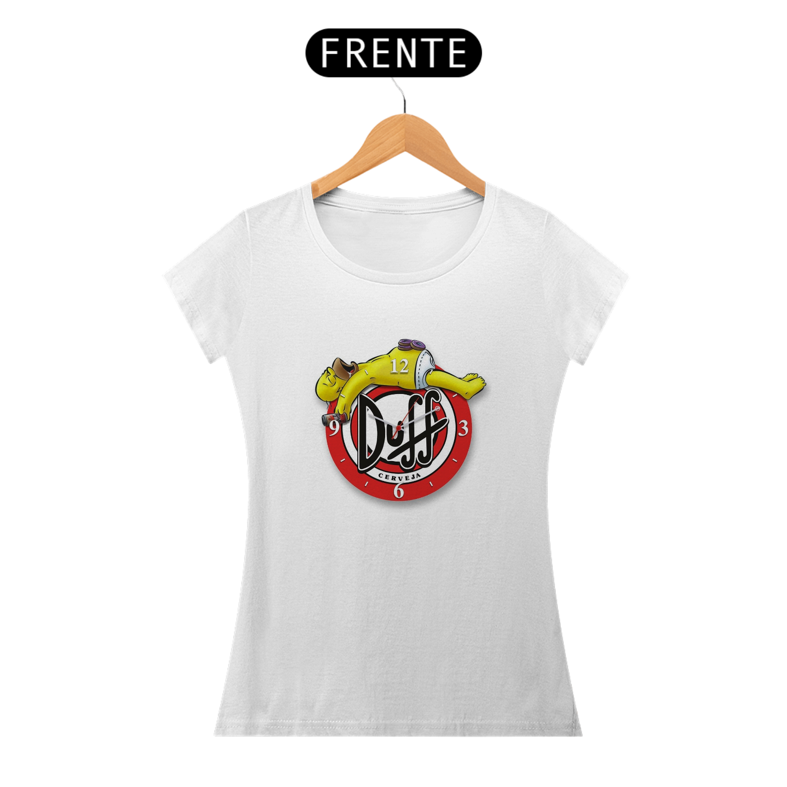 CAMISETA COM ARTE DUFF