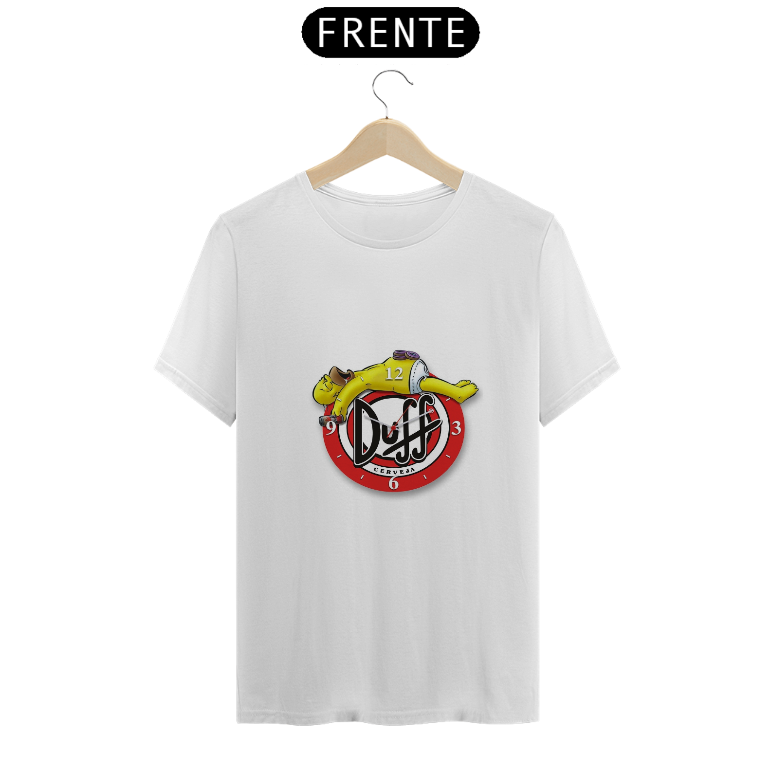 CAMISETA COM ARTE DUFF